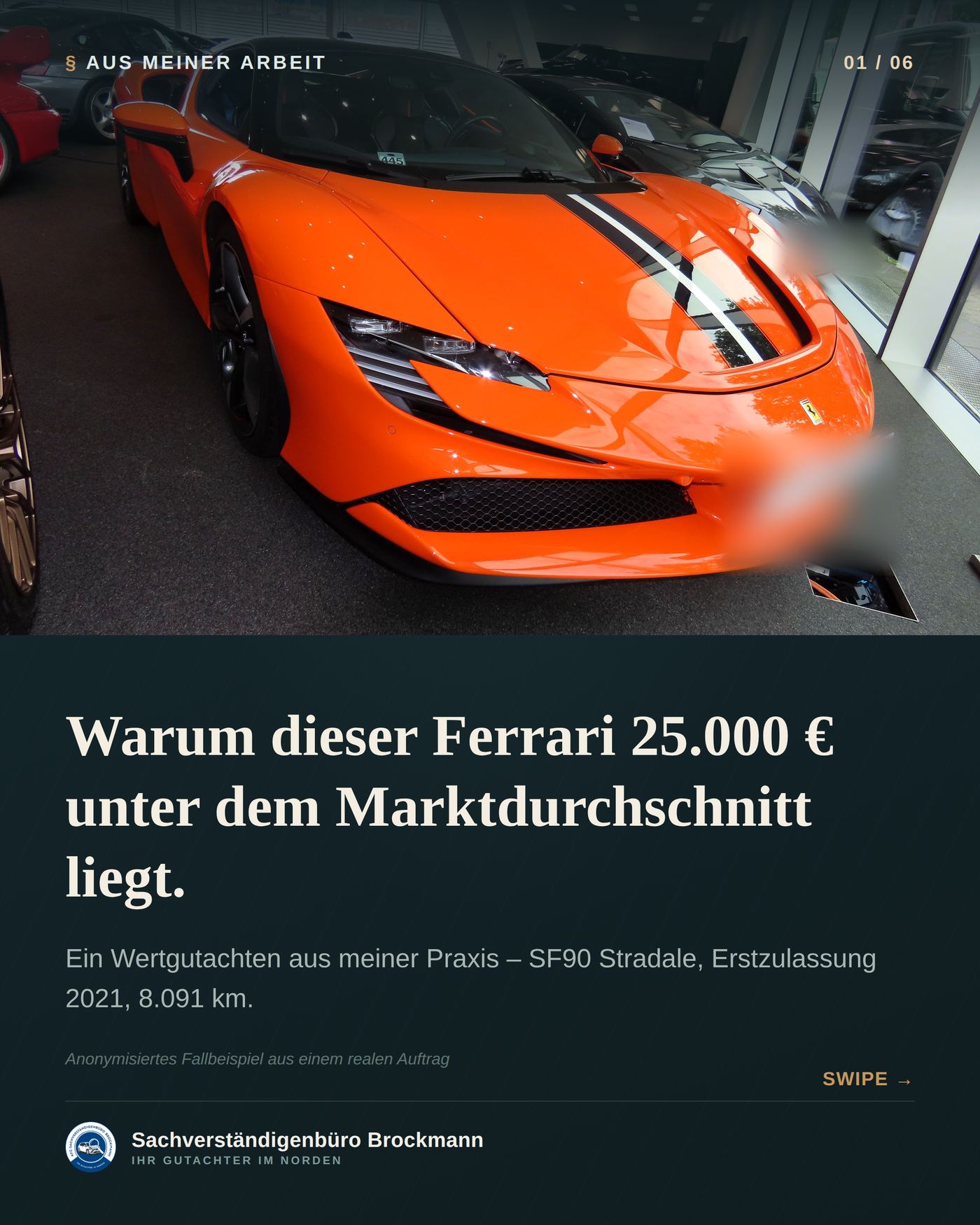 Ferrari SF90 Stradale – Wertgutachten für einen Supersportwagen
