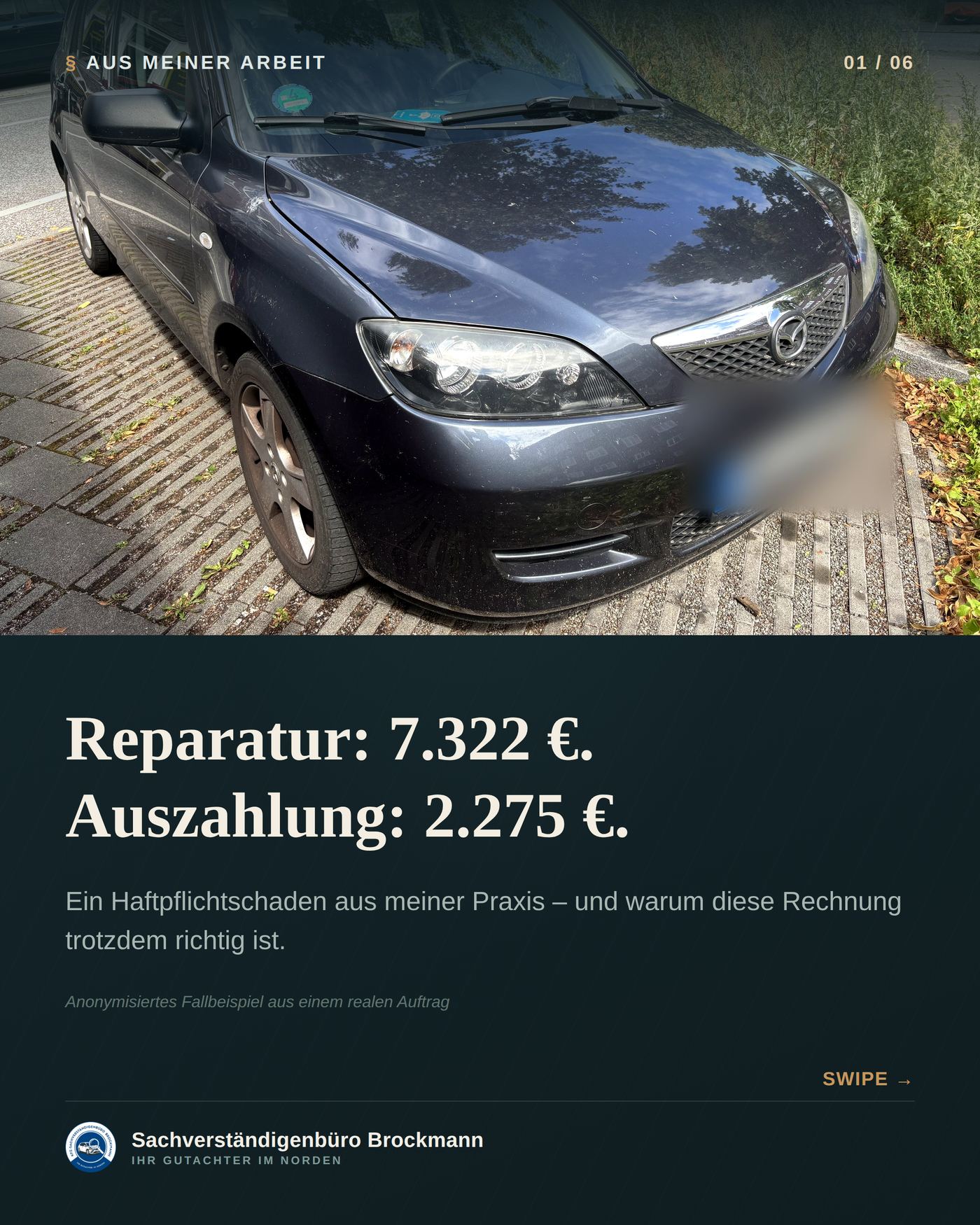 Kleinwagen von 2007 – wirtschaftlicher Totalschaden erklärt