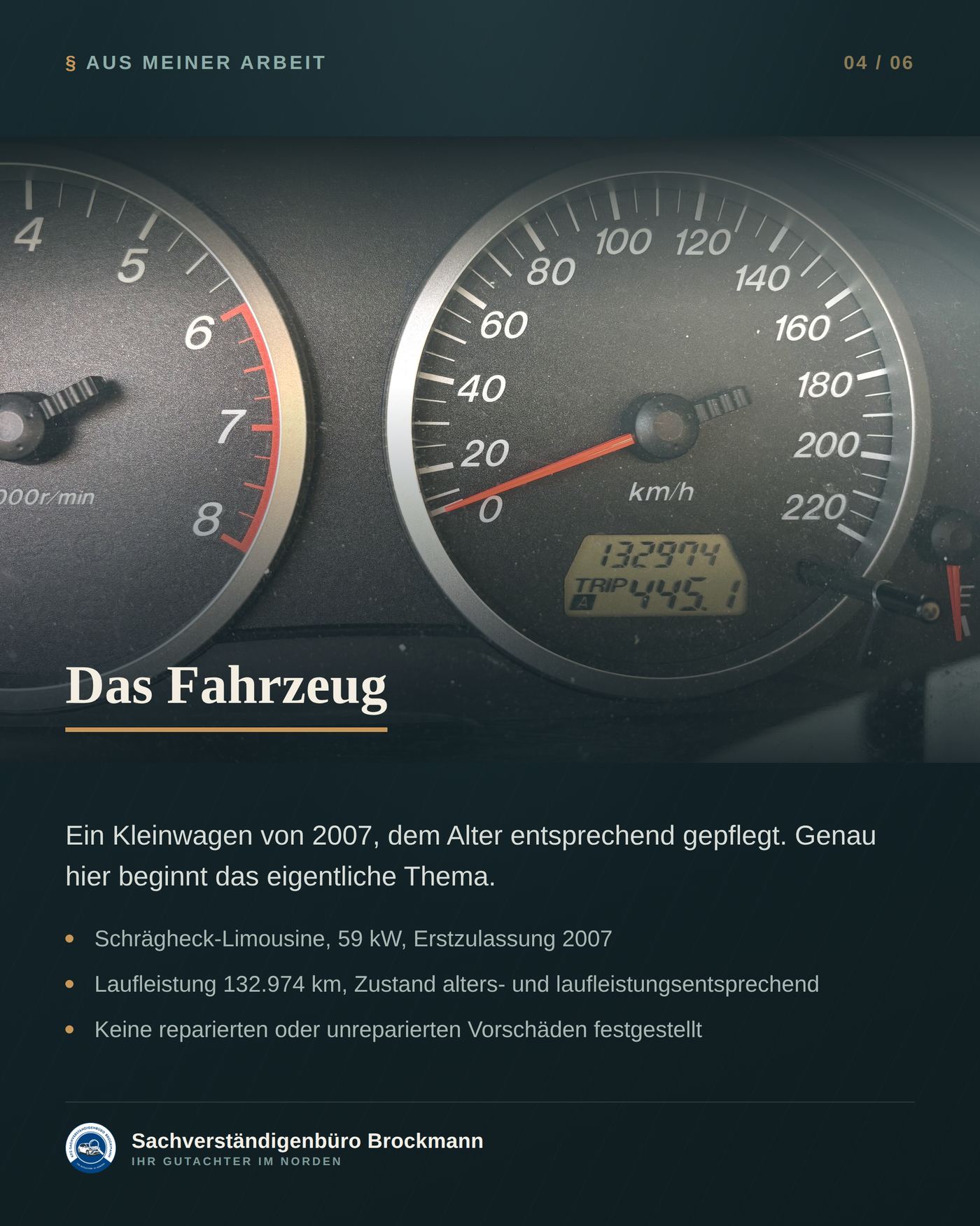 Kleinwagen von 2007 – wirtschaftlicher Totalschaden erklärt &ndash; Dokumentation Seite 4 von 6