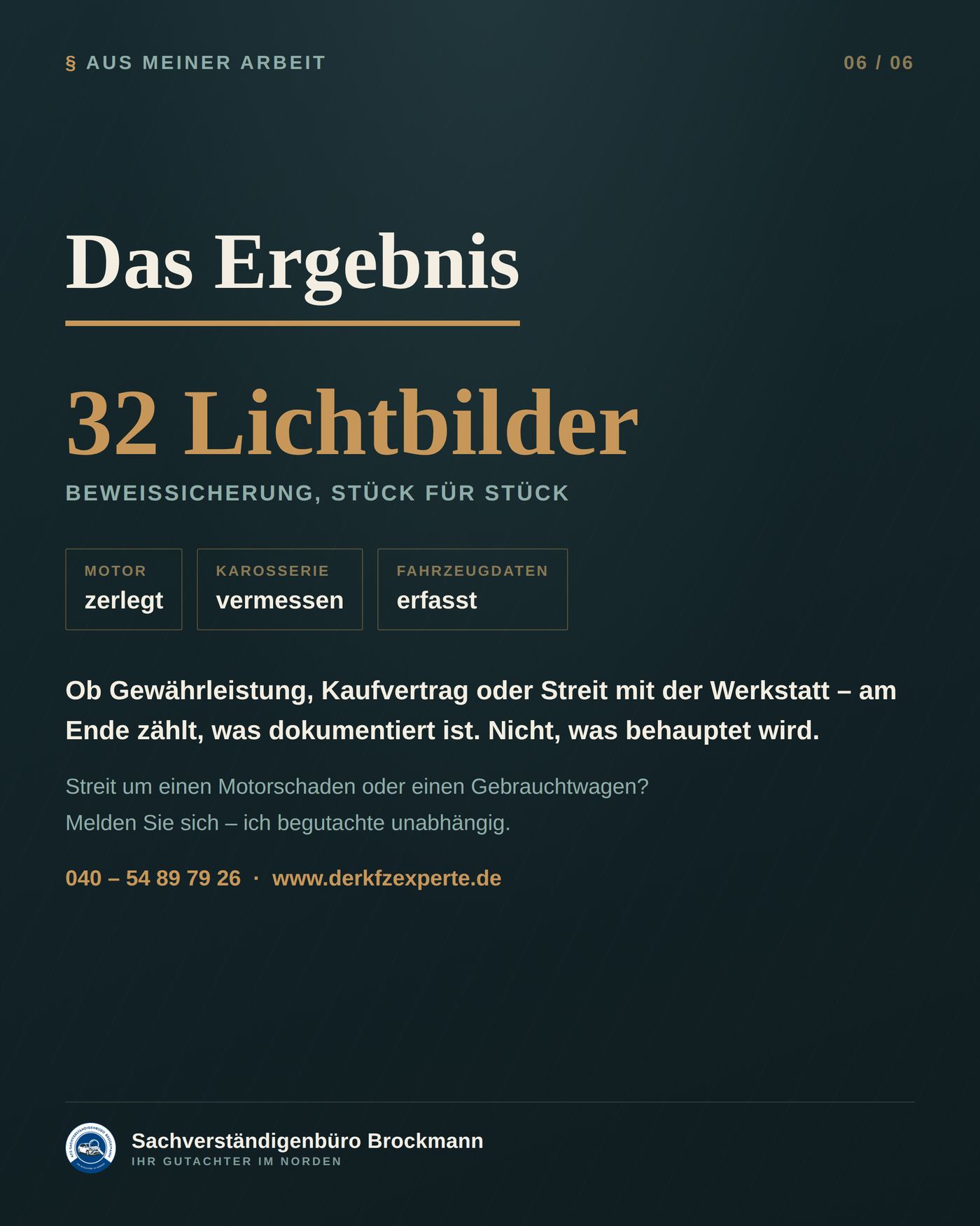 VW Transporter – Motorschaden und Schichtdickenmessung &ndash; Dokumentation Seite 6 von 6