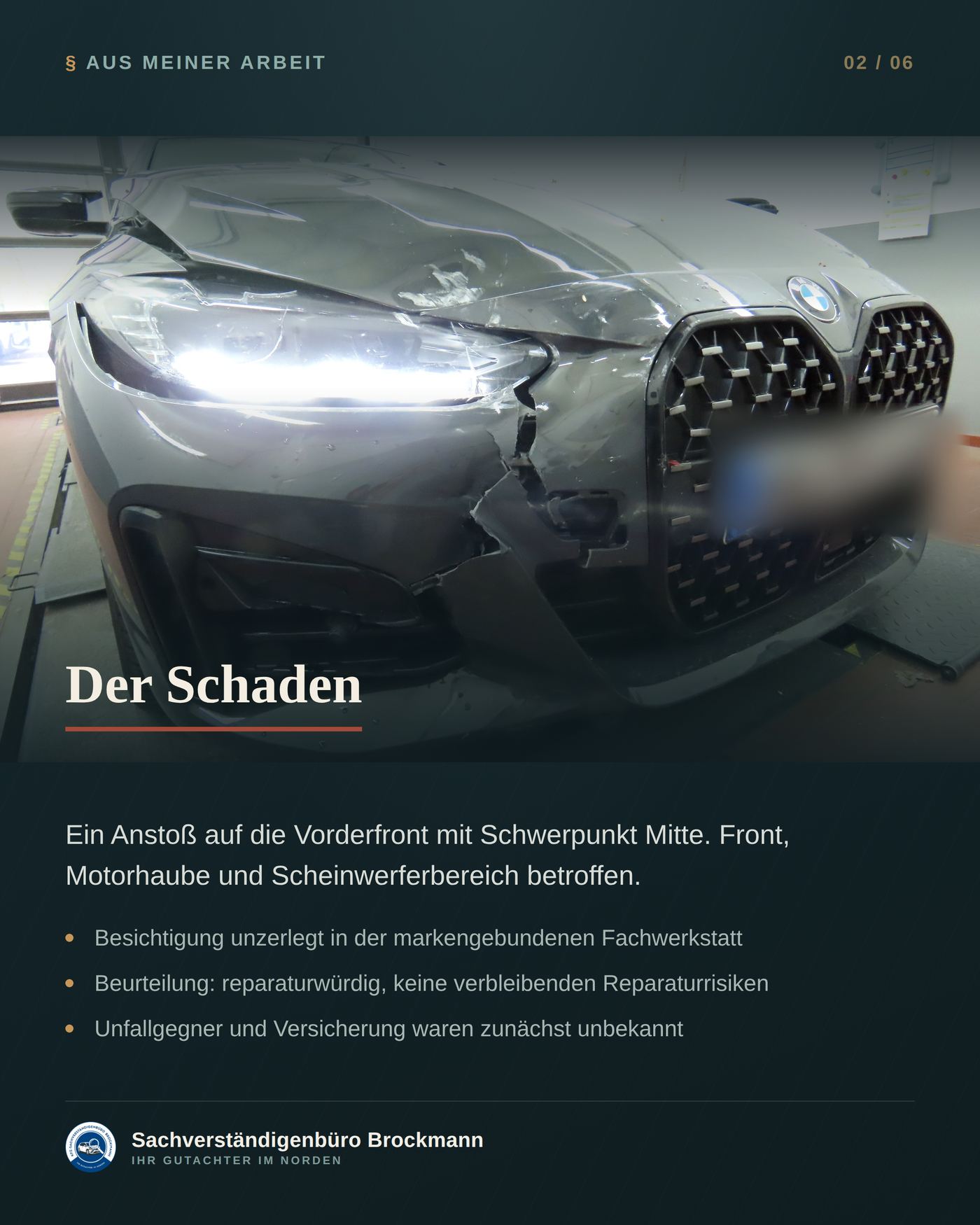 Merkantile Wertminderung nach Frontschaden an einem Gran Coupé &ndash; Dokumentation Seite 2 von 6