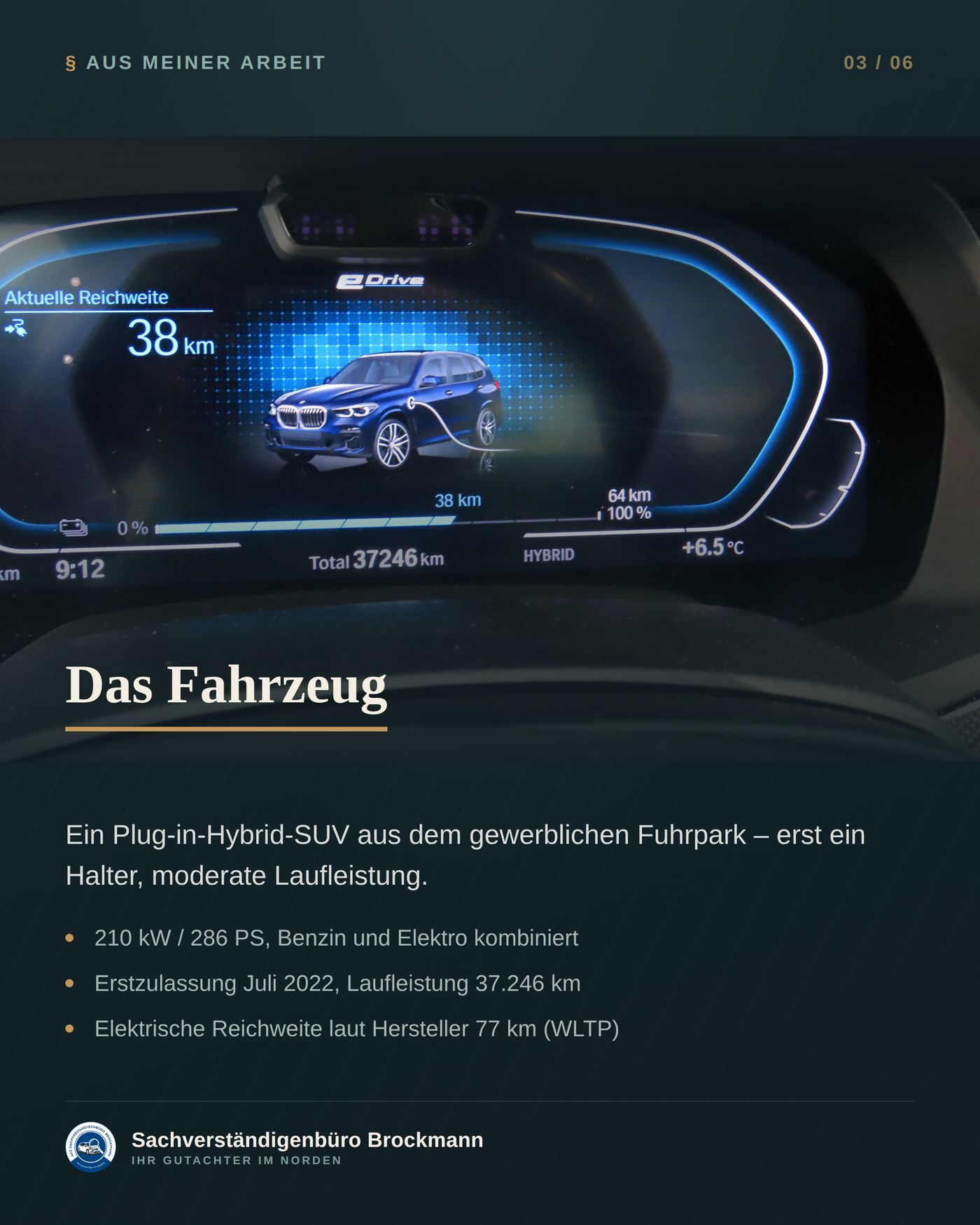 Firmenwagen – Wertermittlung beim Halterwechsel – Dokumentation Seite 3 von 6