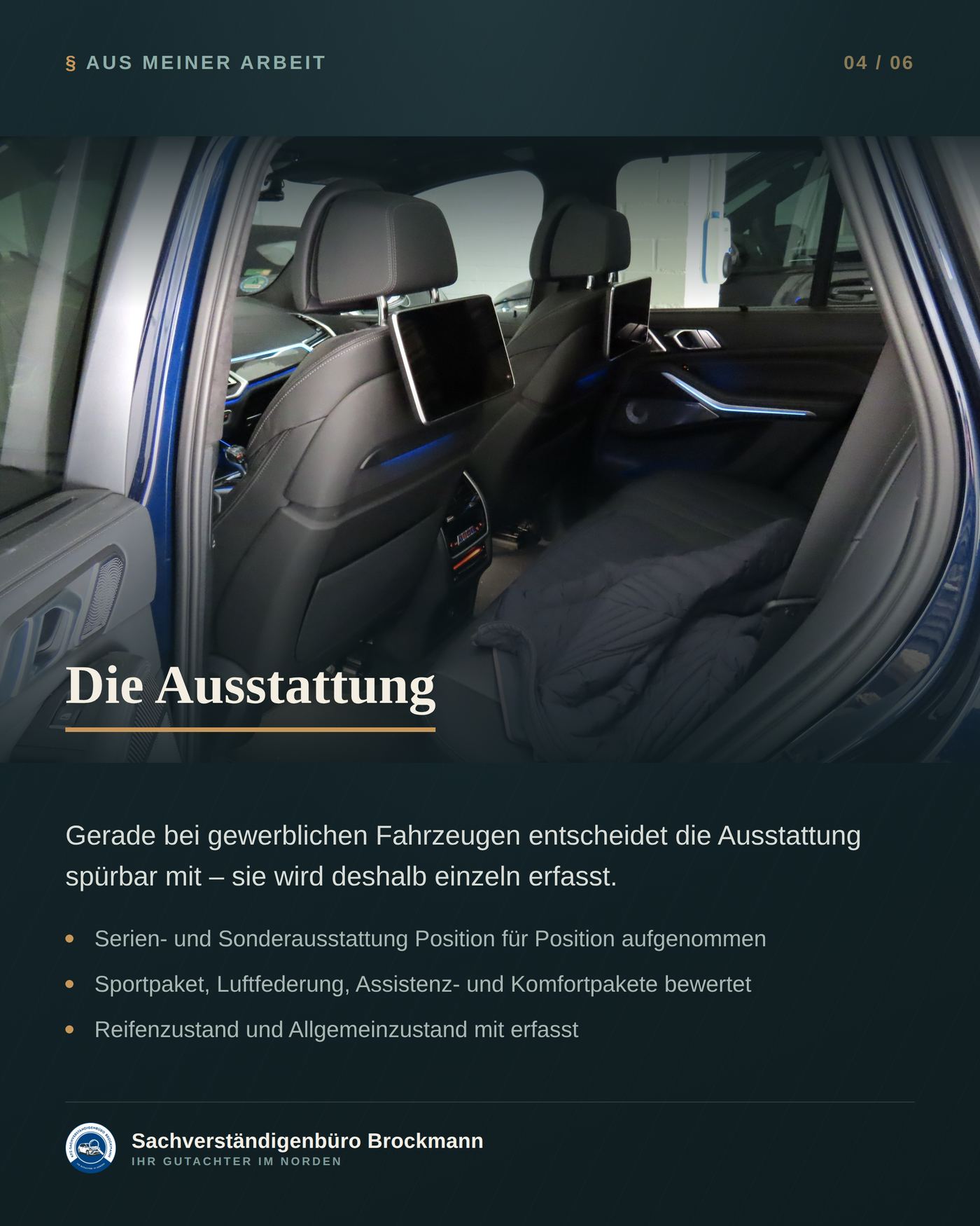 Firmenwagen – Wertermittlung beim Halterwechsel – Dokumentation Seite 4 von 6