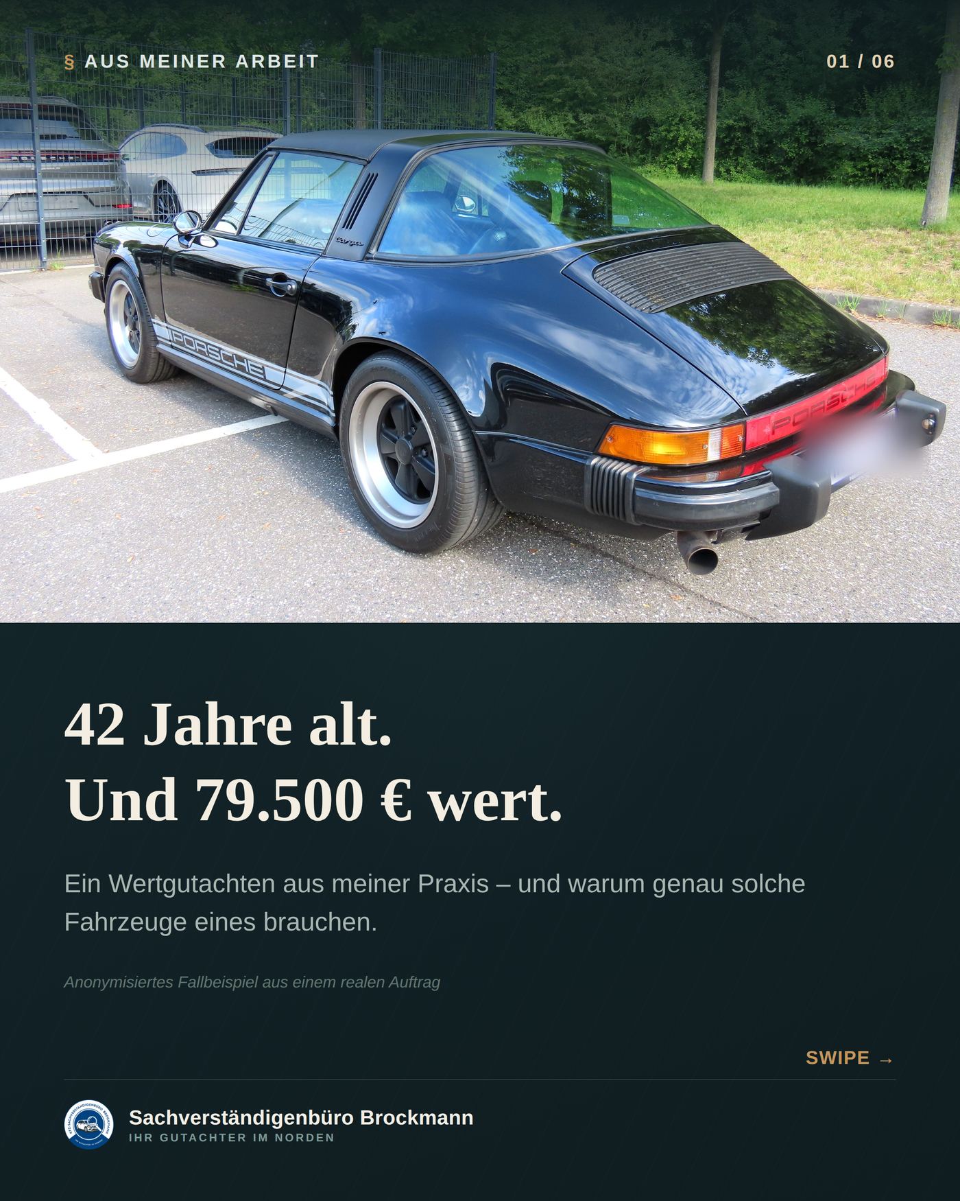 Oldtimer, 42 Jahre alt – Wertgutachten über 79.500 €