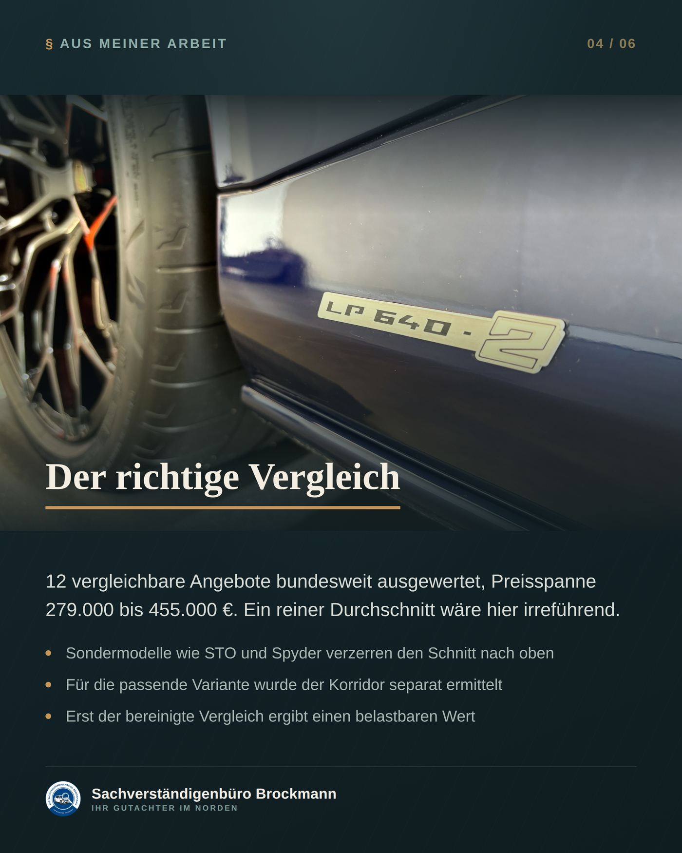 Lamborghini Huracán Tecnica – Wertgutachten vor dem Kauf – Dokumentation Seite 4 von 6