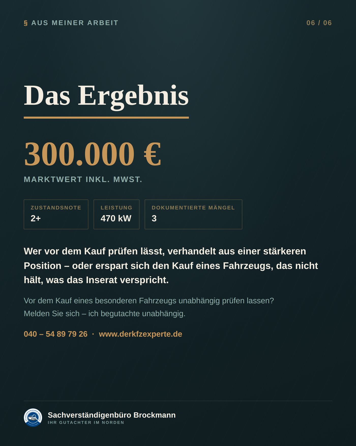 Lamborghini Huracán Tecnica – Wertgutachten vor dem Kauf – Dokumentation Seite 6 von 6