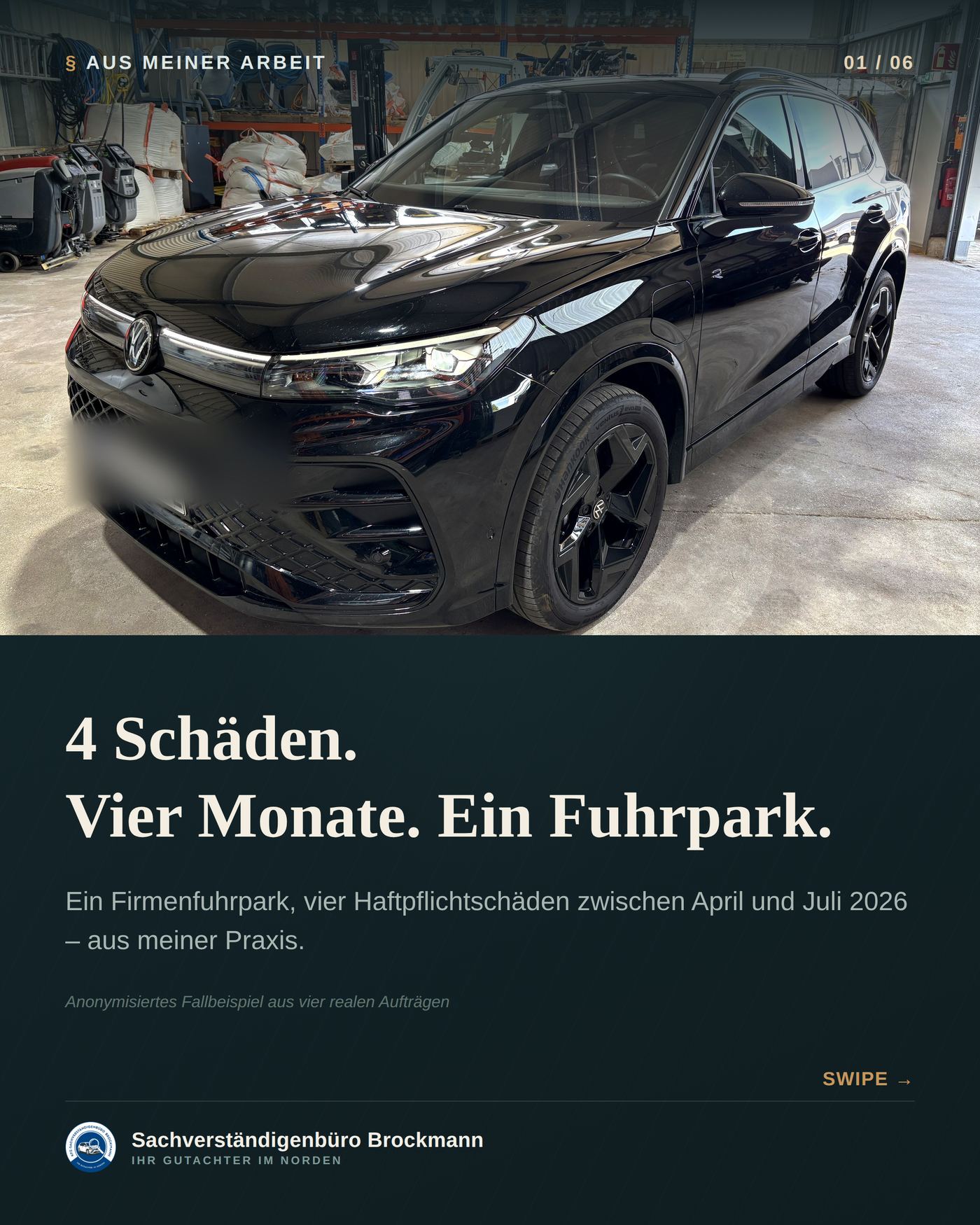 Vier Schäden in vier Monaten – ein gewerblicher Fuhrpark