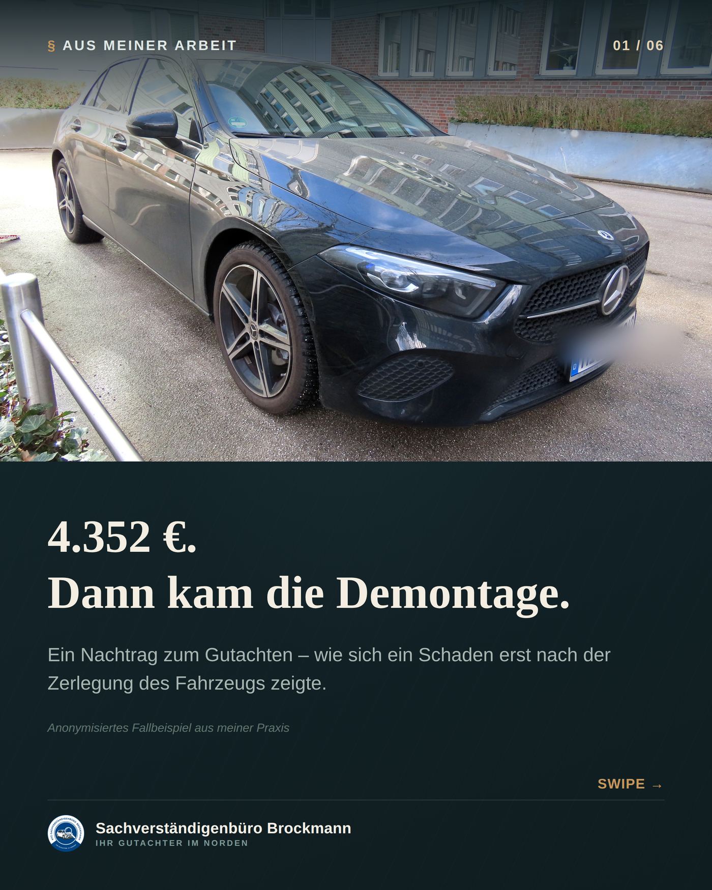 Nachtrag nach der Demontage – wenn der Schaden größer wird