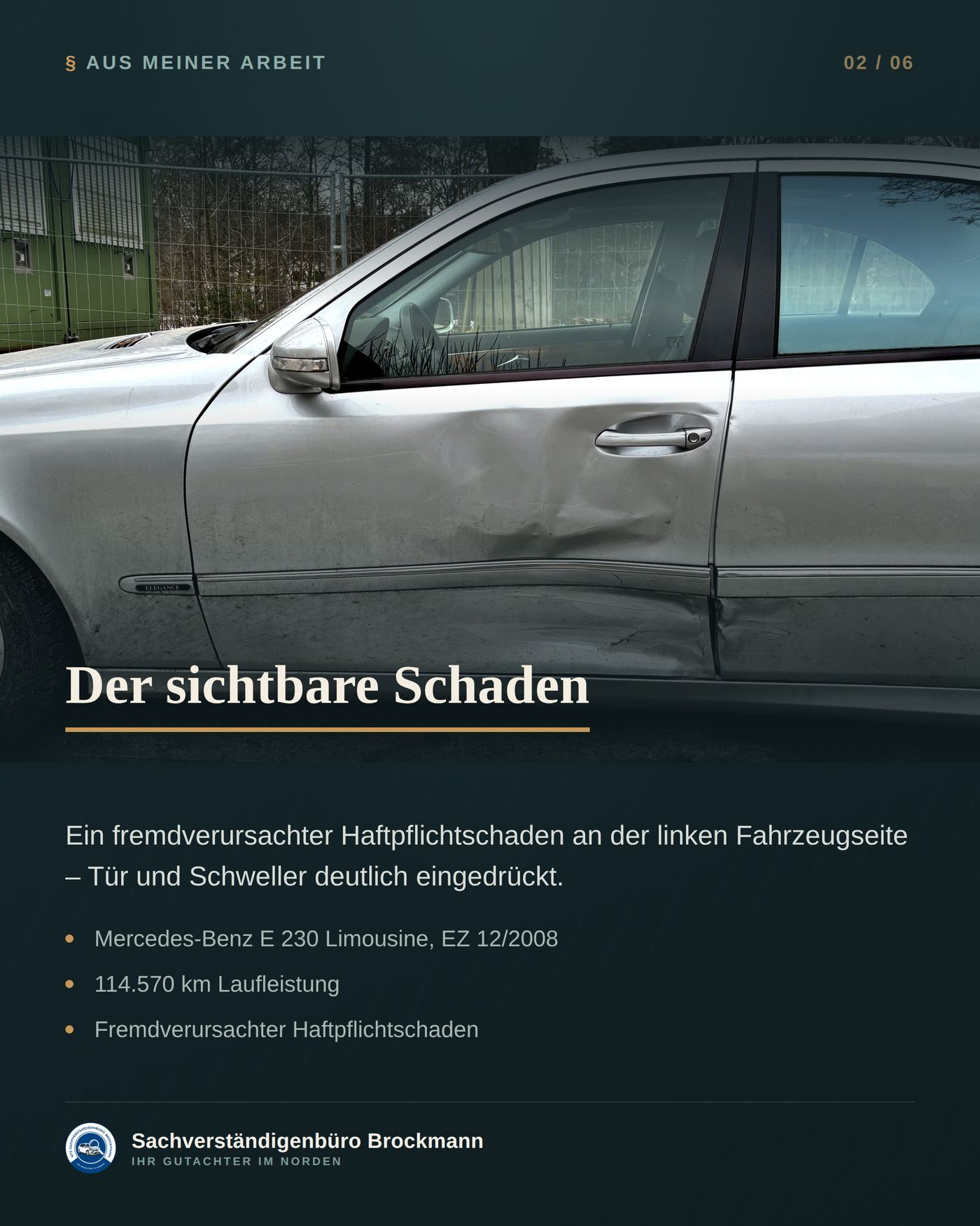 Mercedes E 230 – woher der Wiederbeschaffungswert wirklich kommt – Dokumentation Seite 2 von 6