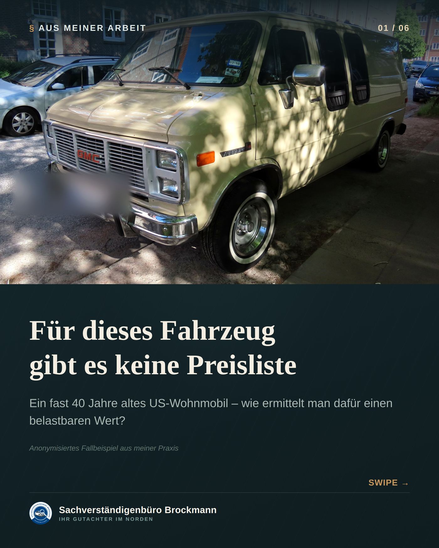 GMC Vandura Wohnmobil – Bewertung ohne jede Preisliste