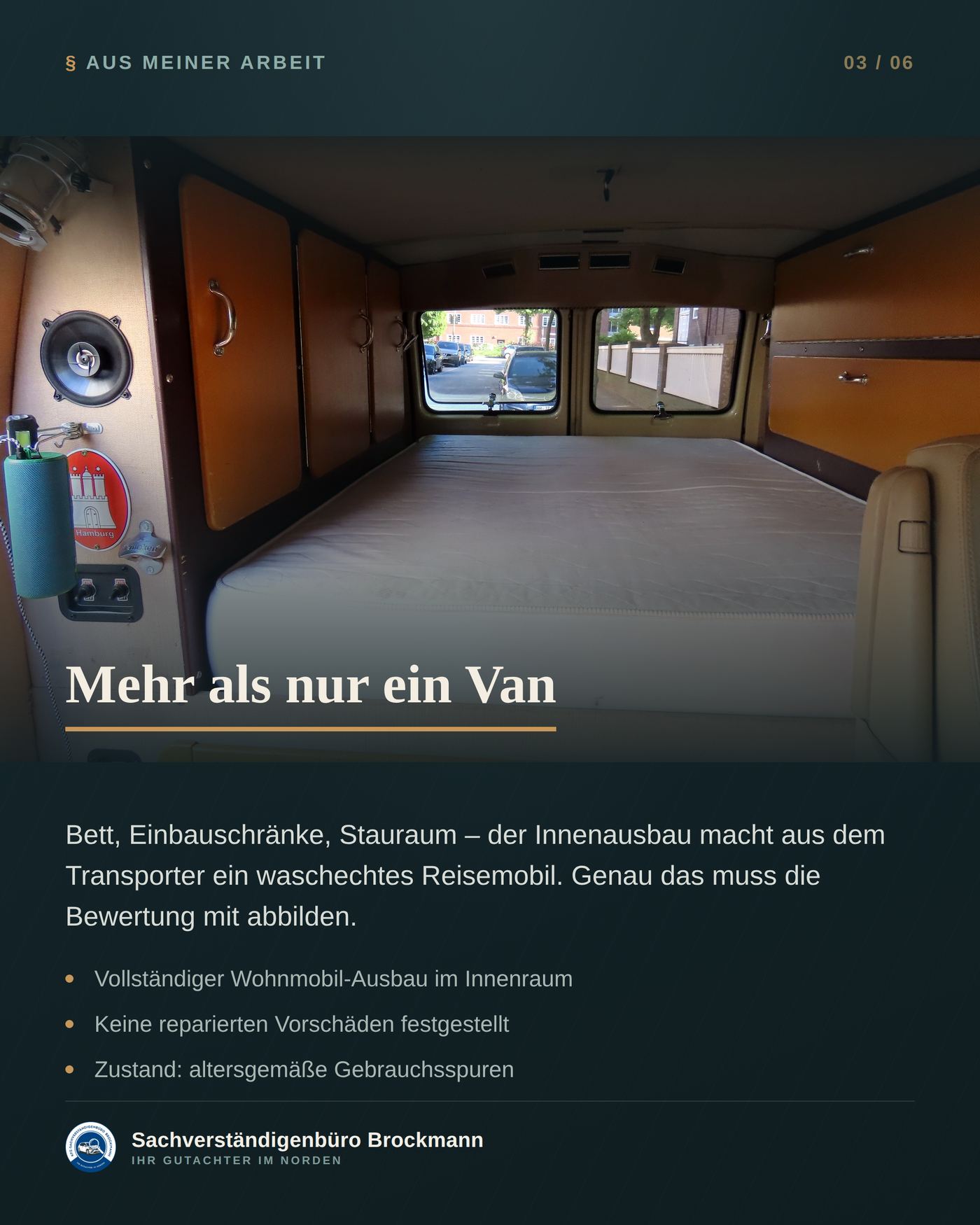 GMC Vandura Wohnmobil – Bewertung ohne jede Preisliste – Dokumentation Seite 3 von 6