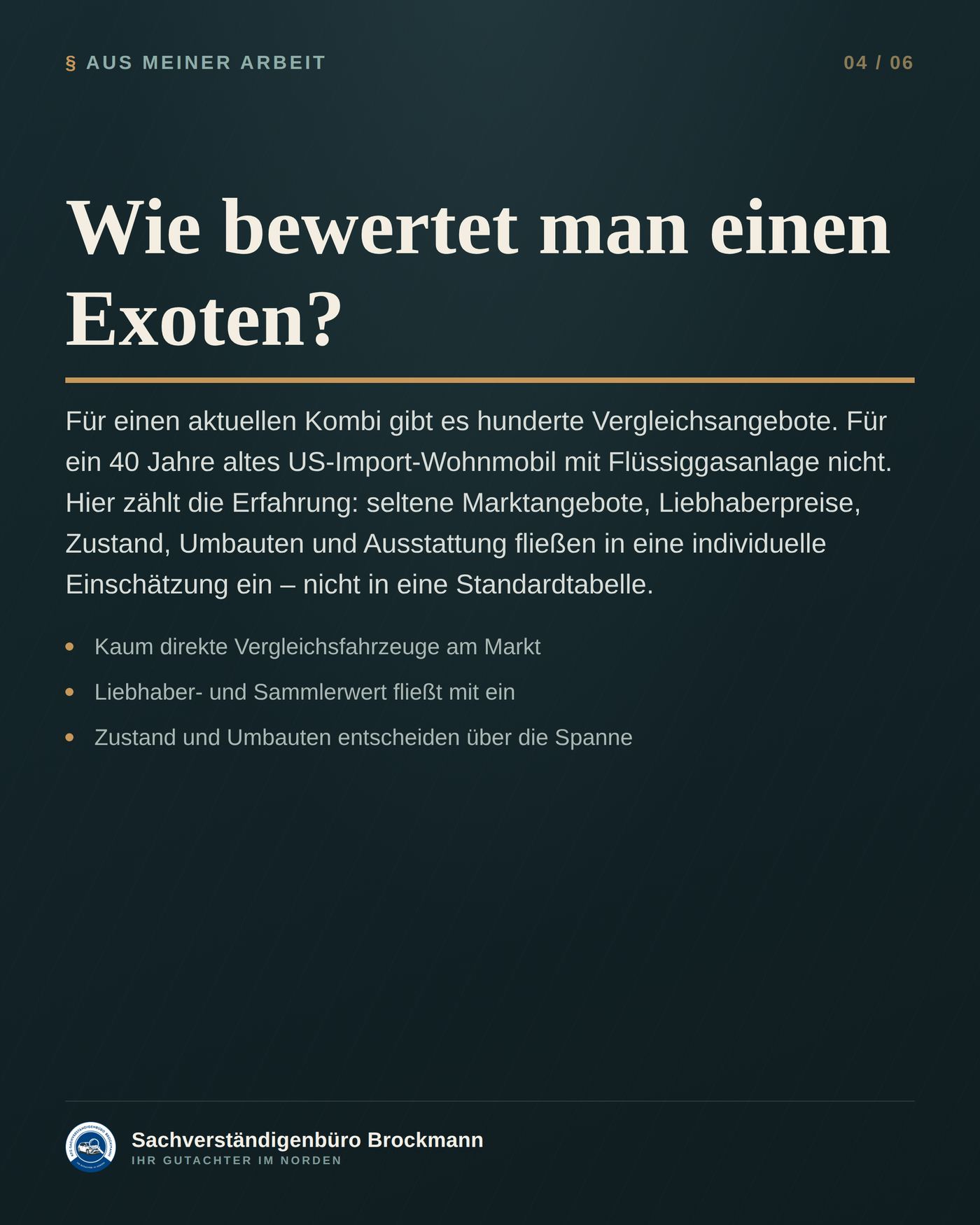 GMC Vandura Wohnmobil – Bewertung ohne jede Preisliste – Dokumentation Seite 4 von 6