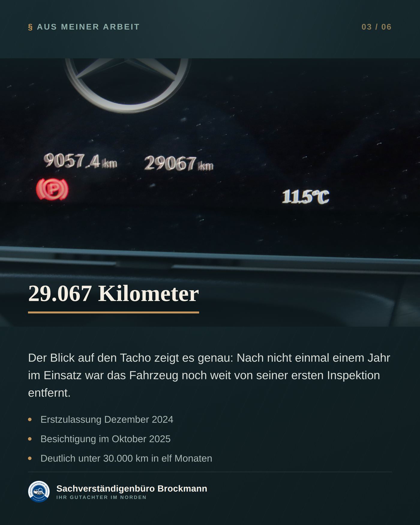 Mercedes V-Klasse – Fremdschaden nach elf Monaten – Dokumentation Seite 3 von 6