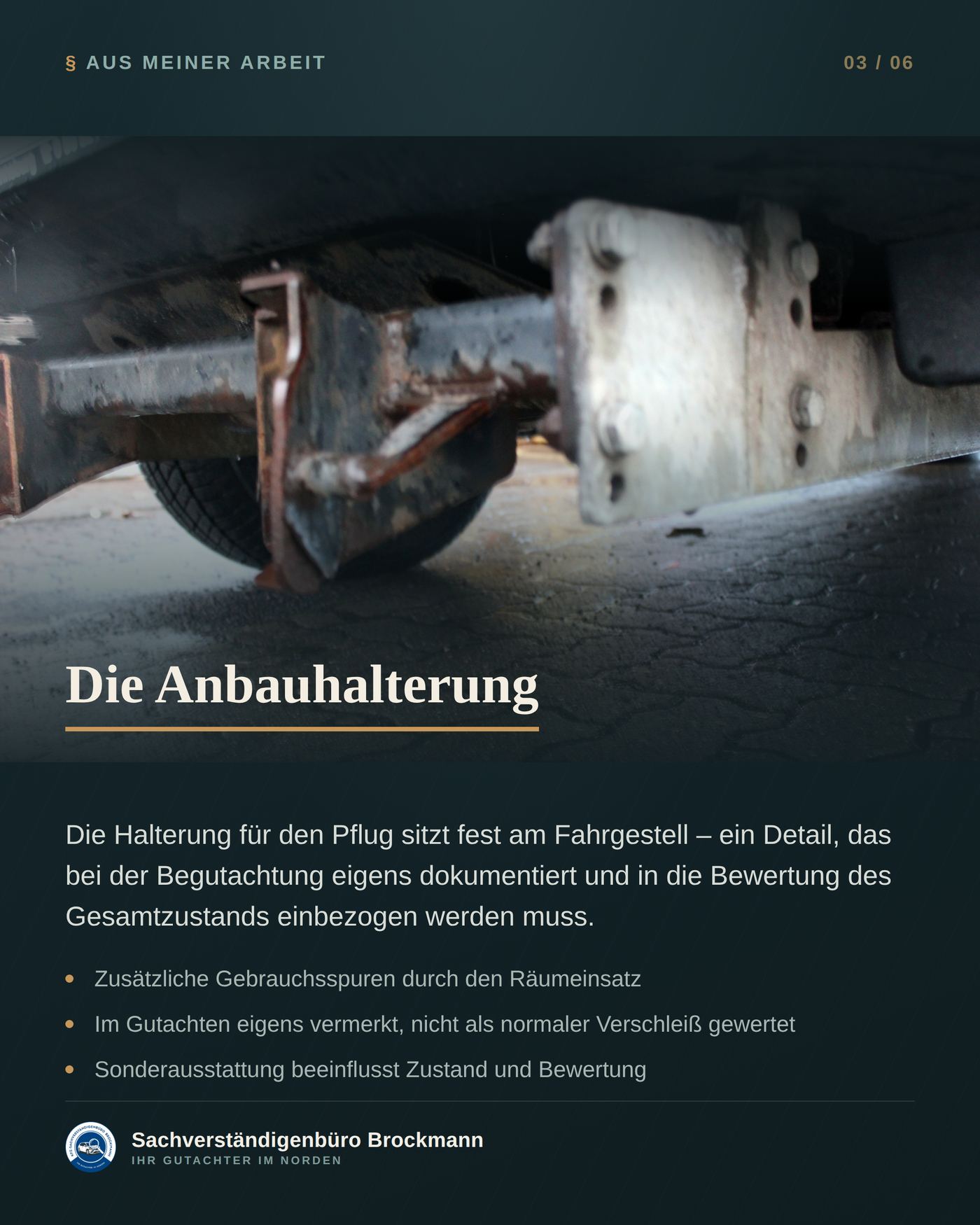 Isuzu D-Max mit Schneepflug – Anbaugerät im Gutachten &ndash; Dokumentation Seite 3 von 6