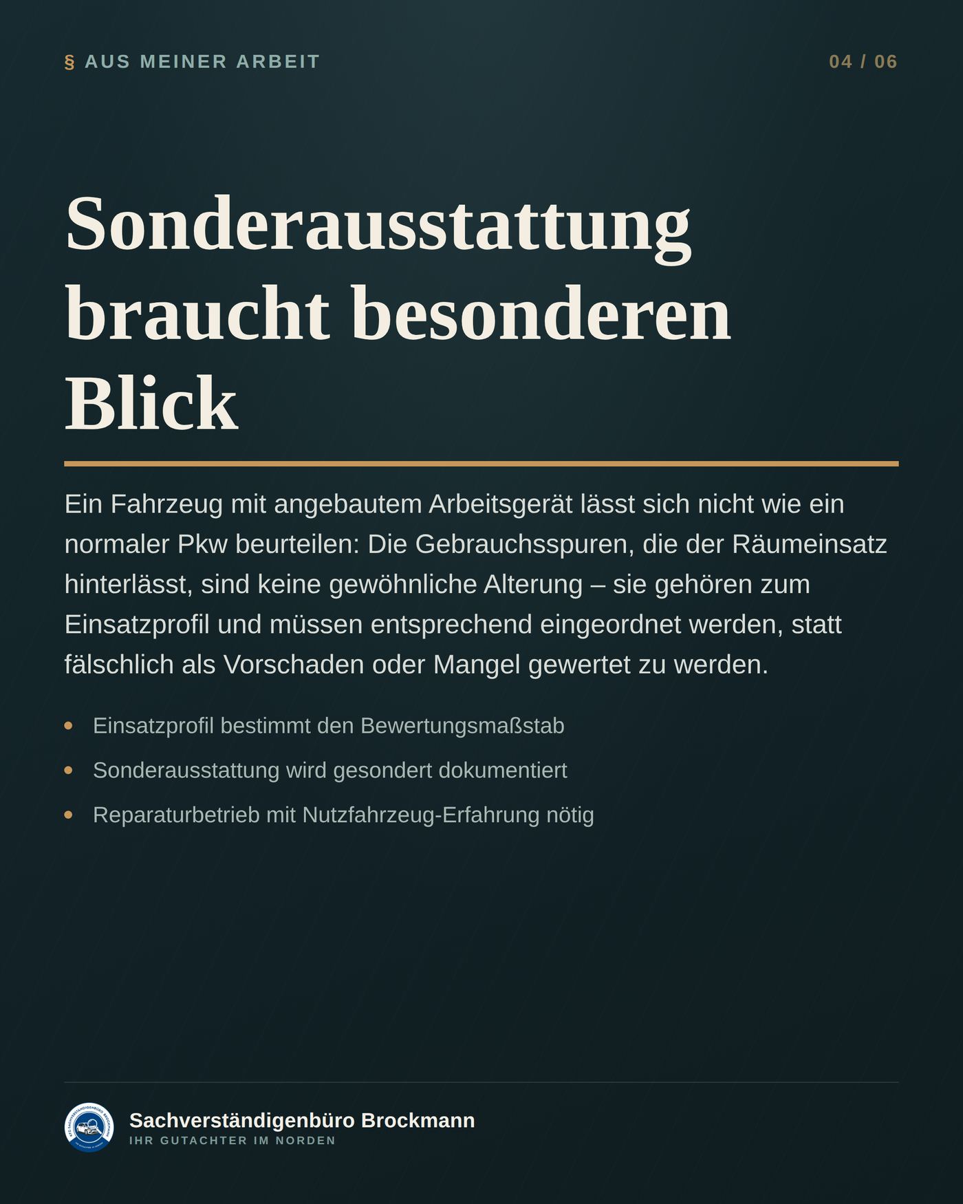 Isuzu D-Max mit Schneepflug – Anbaugerät im Gutachten &ndash; Dokumentation Seite 4 von 6