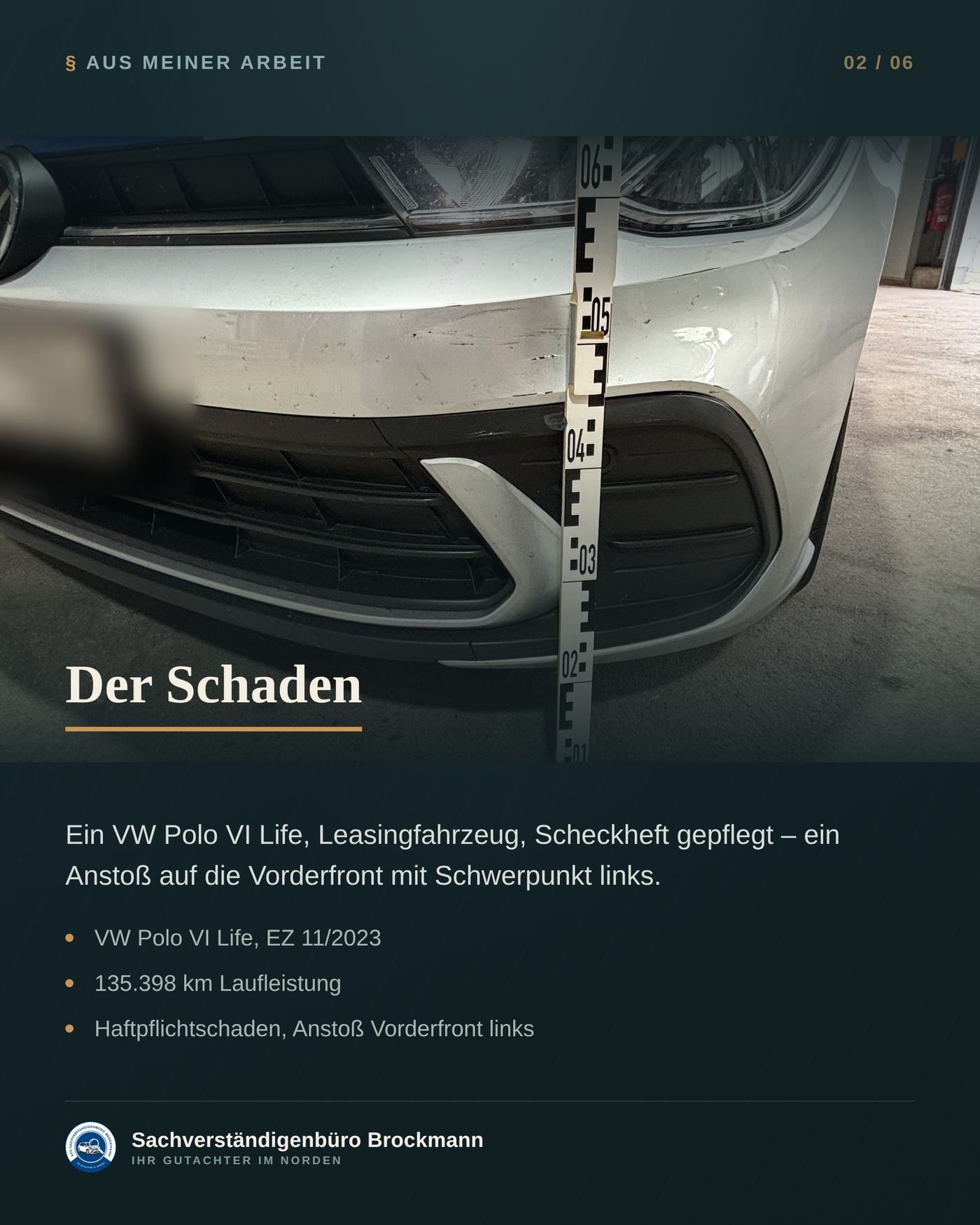 VW Polo – seit 2023 derselbe Kunde – Dokumentation Seite 2 von 6