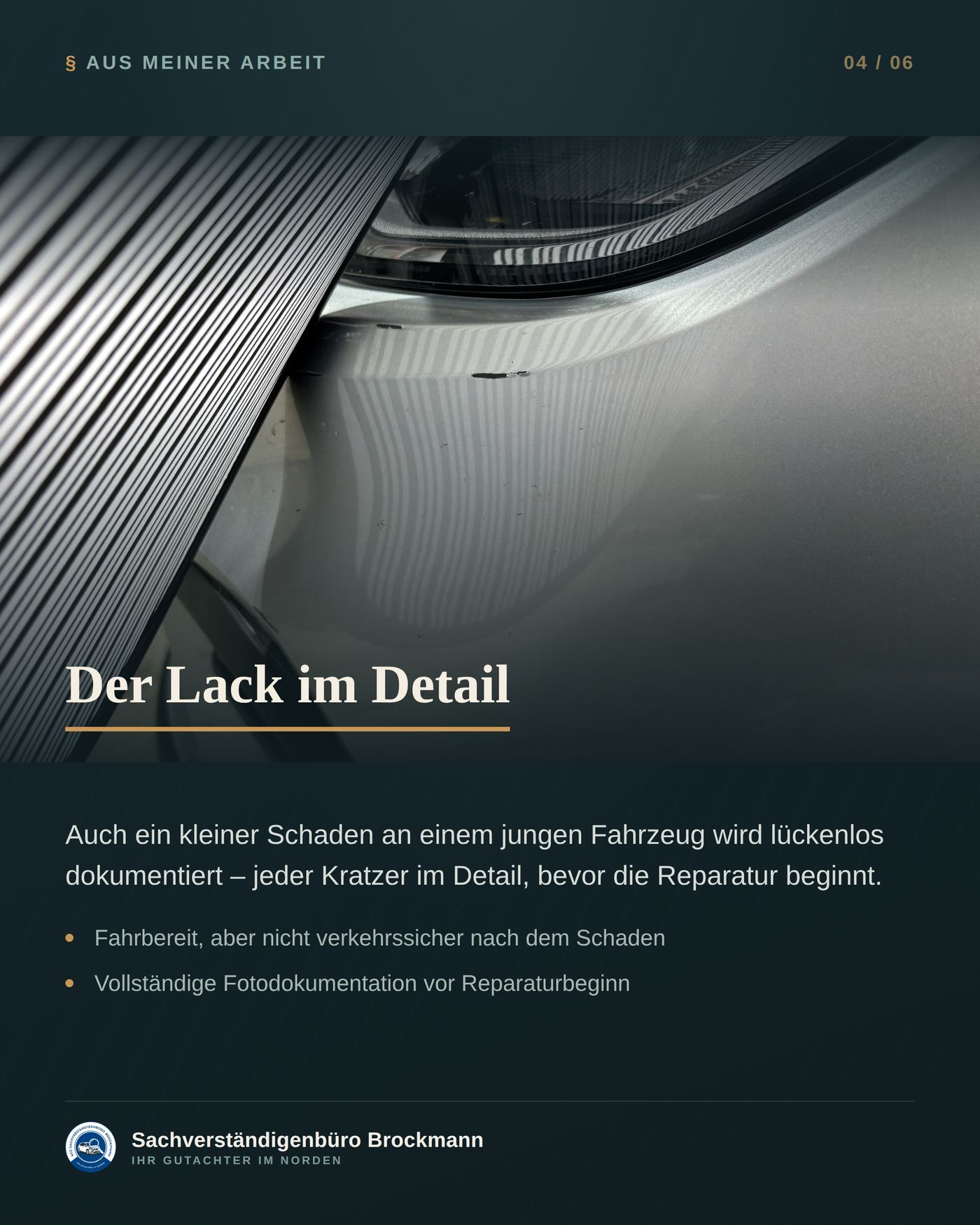 VW Polo – seit 2023 derselbe Kunde – Dokumentation Seite 4 von 6