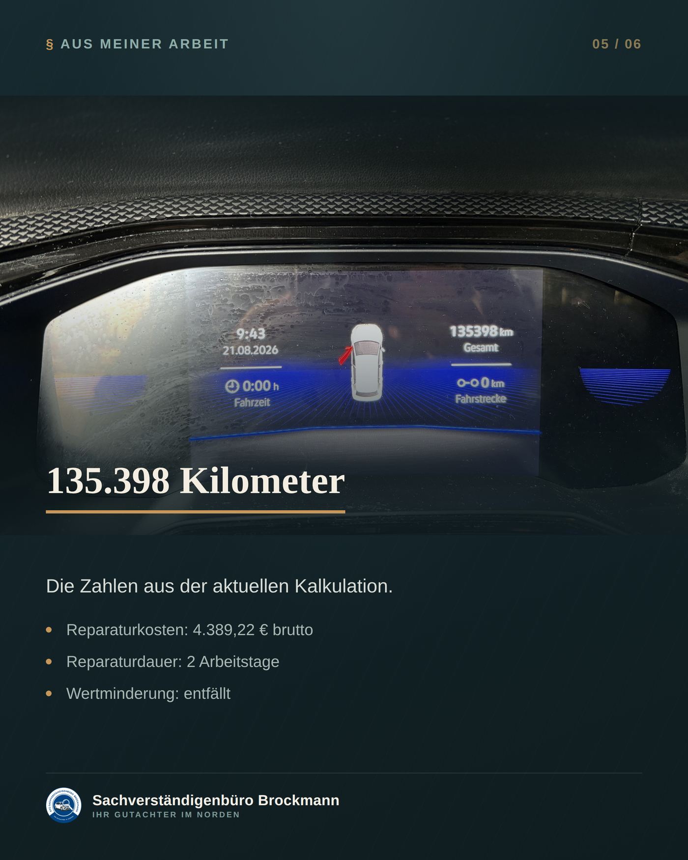 VW Polo – seit 2023 derselbe Kunde – Dokumentation Seite 5 von 6
