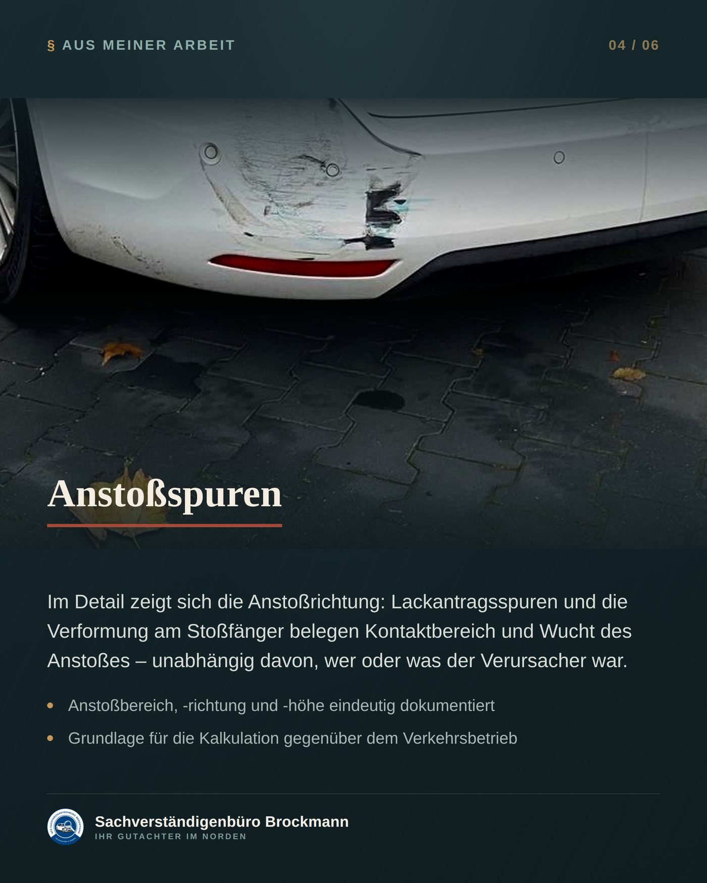 Peugeot 308 SW – der Unfallgegner hatte gar kein Kennzeichen &ndash; Dokumentation Seite 4 von 6