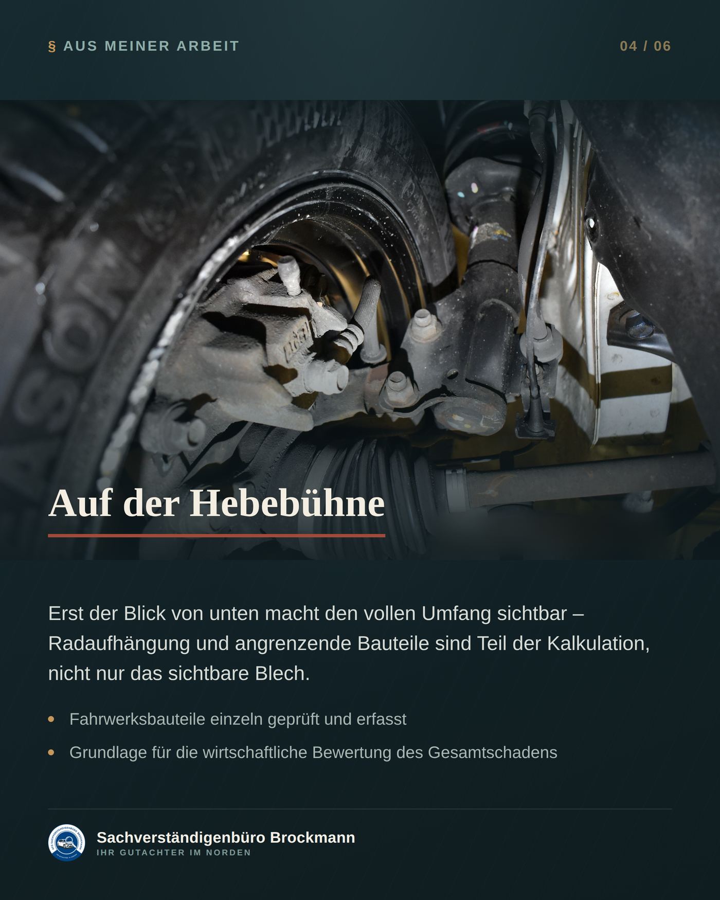 Von außen kaum zu sehen – trotzdem wirtschaftlicher Totalschaden – Dokumentation Seite 2 von 4