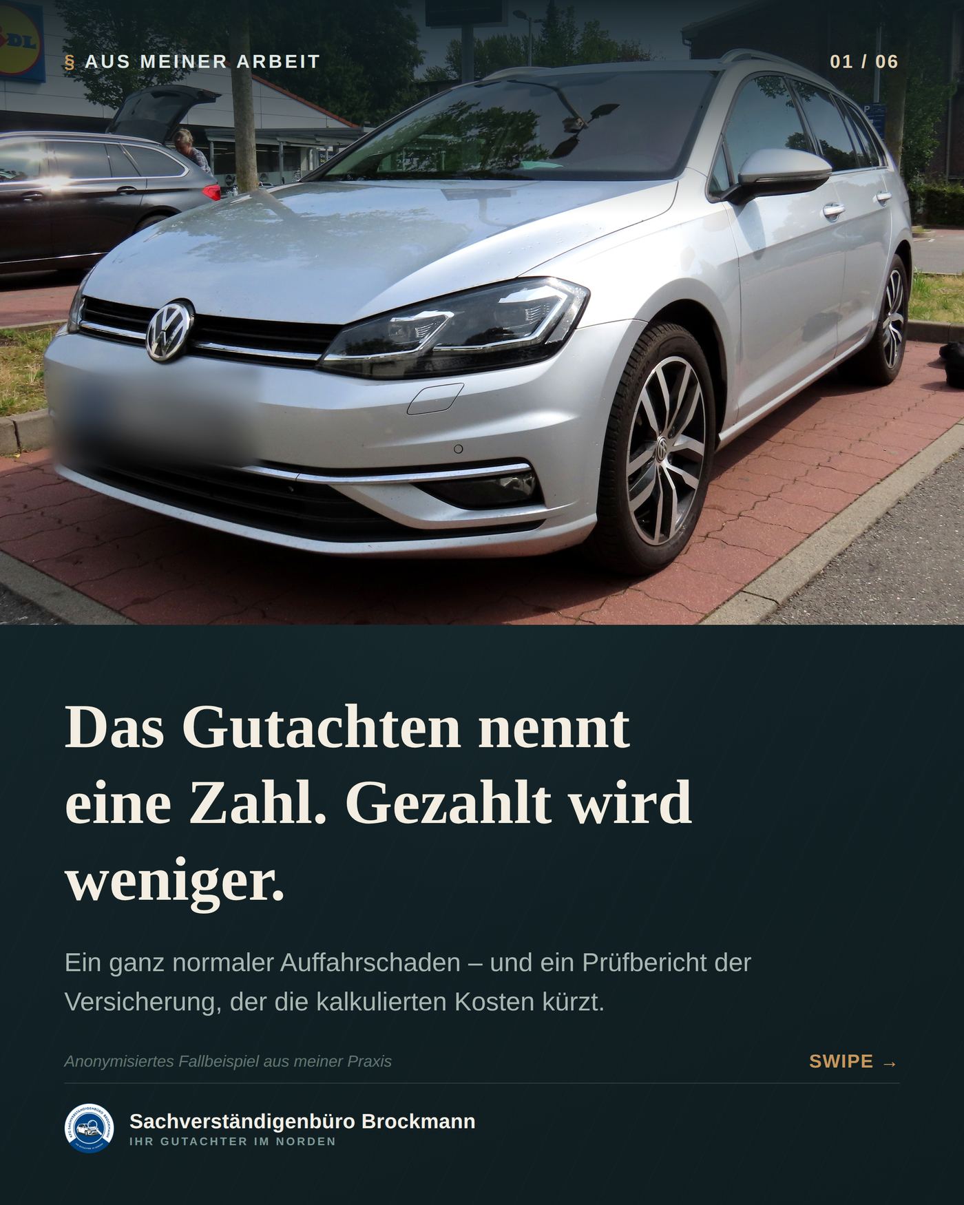 Auffahrschaden – warum die Versicherung weniger zahlt als kalkuliert