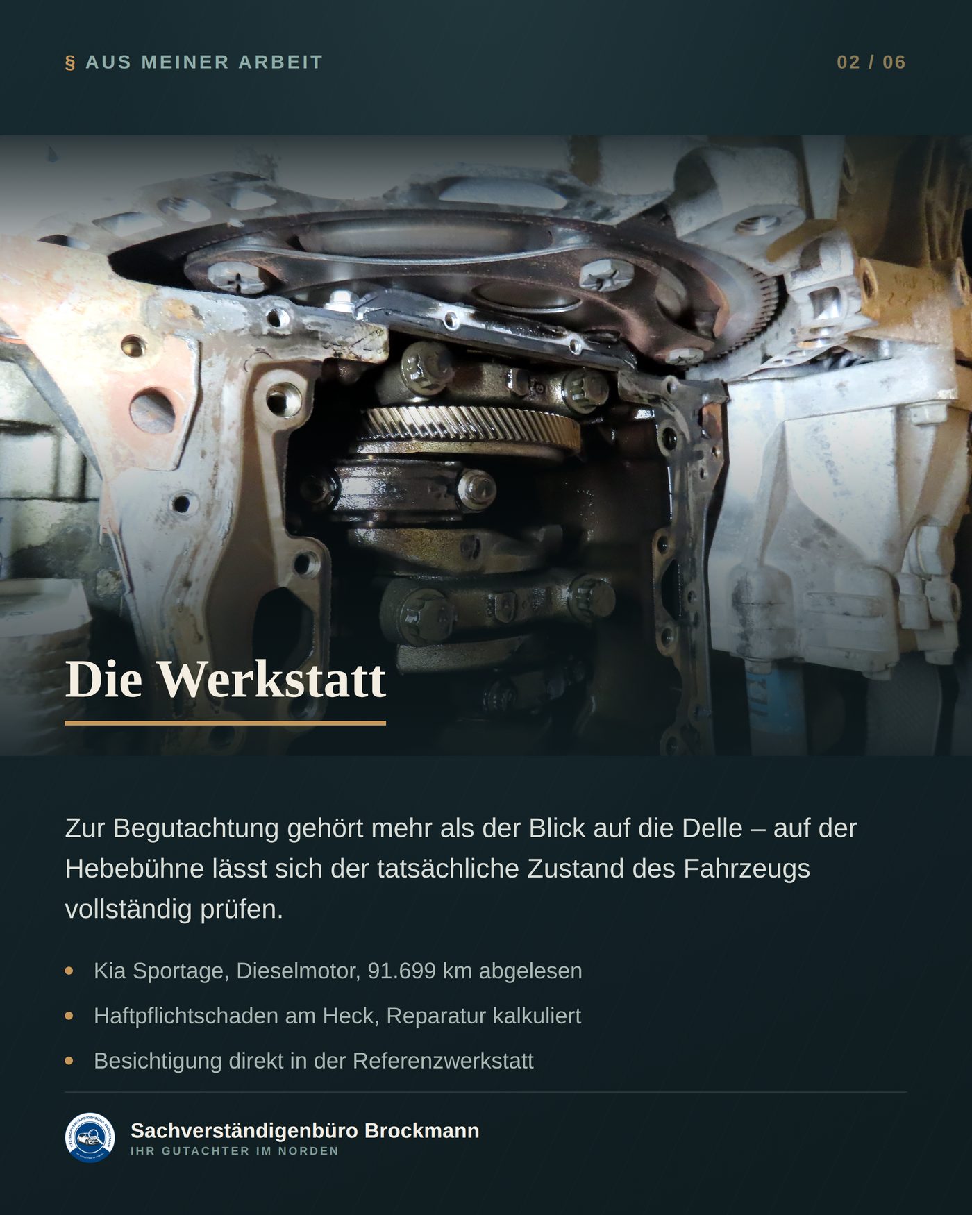Kia Sportage – Restwertermittlung ohne Totalschaden &ndash; Dokumentation Seite 2 von 6