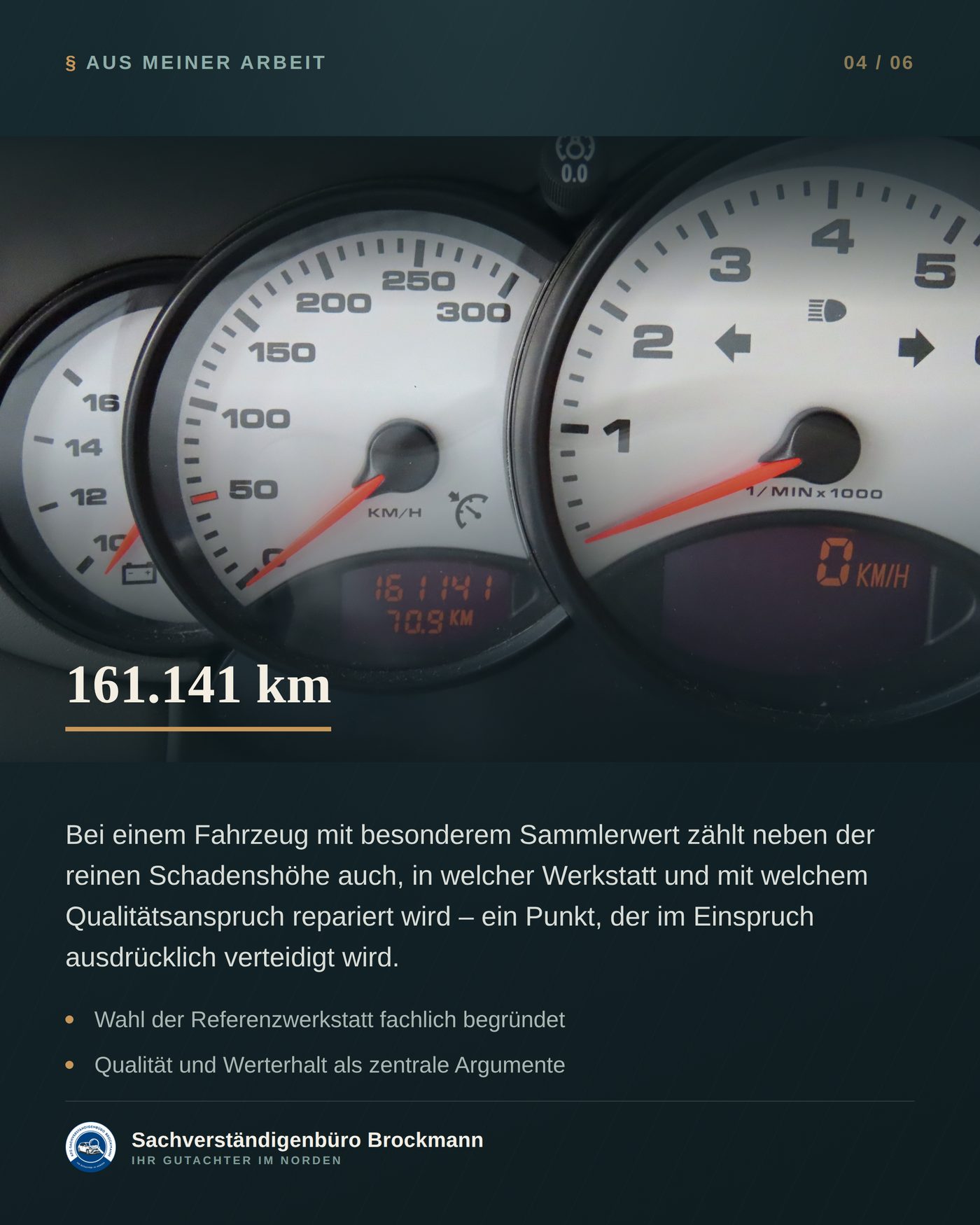 Porsche 911 Cabrio – Einspruch gegen die Kürzung der Versicherung – Dokumentation Seite 4 von 6