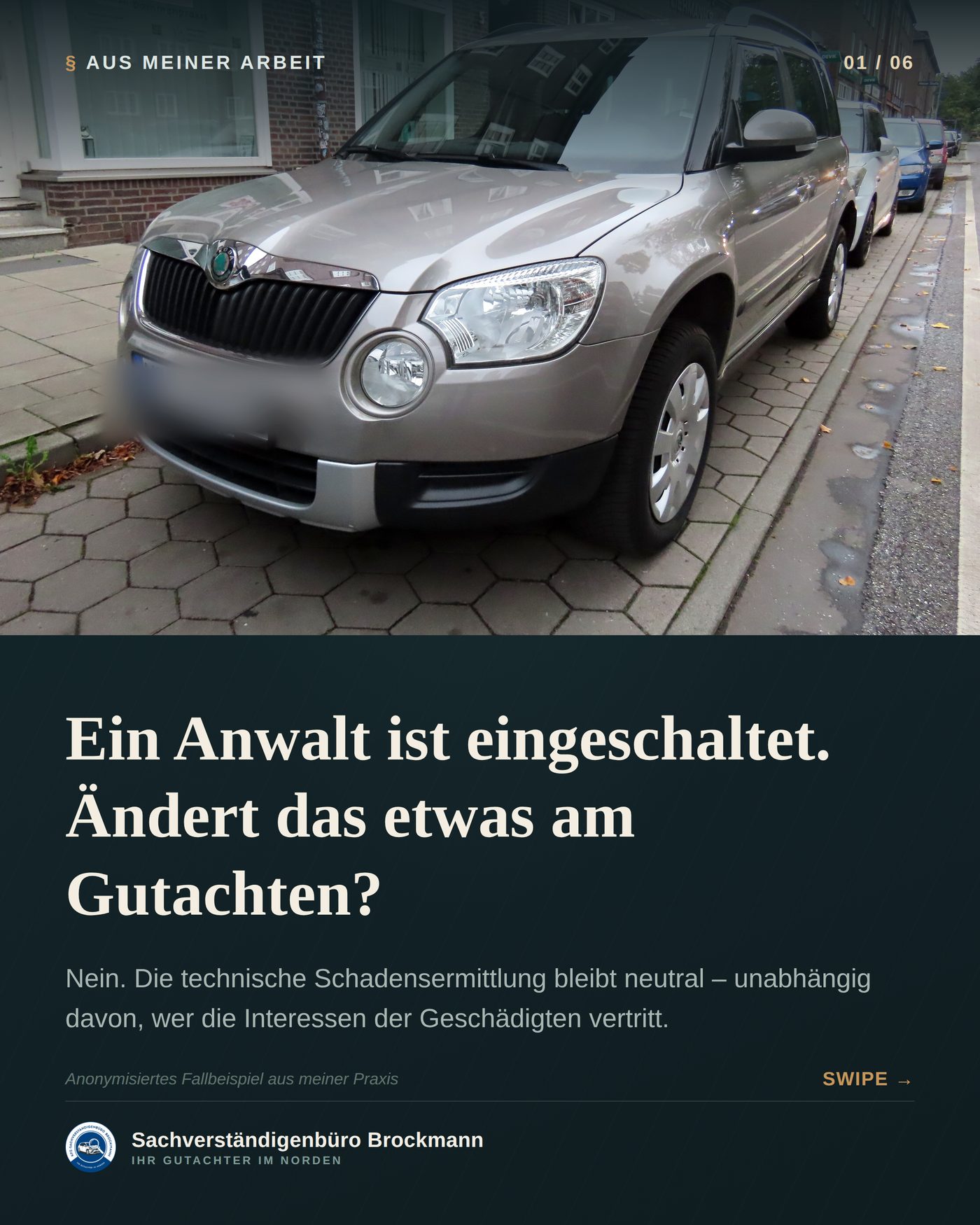 Škoda Yeti – das Gutachten bleibt neutral, auch mit Anwalt