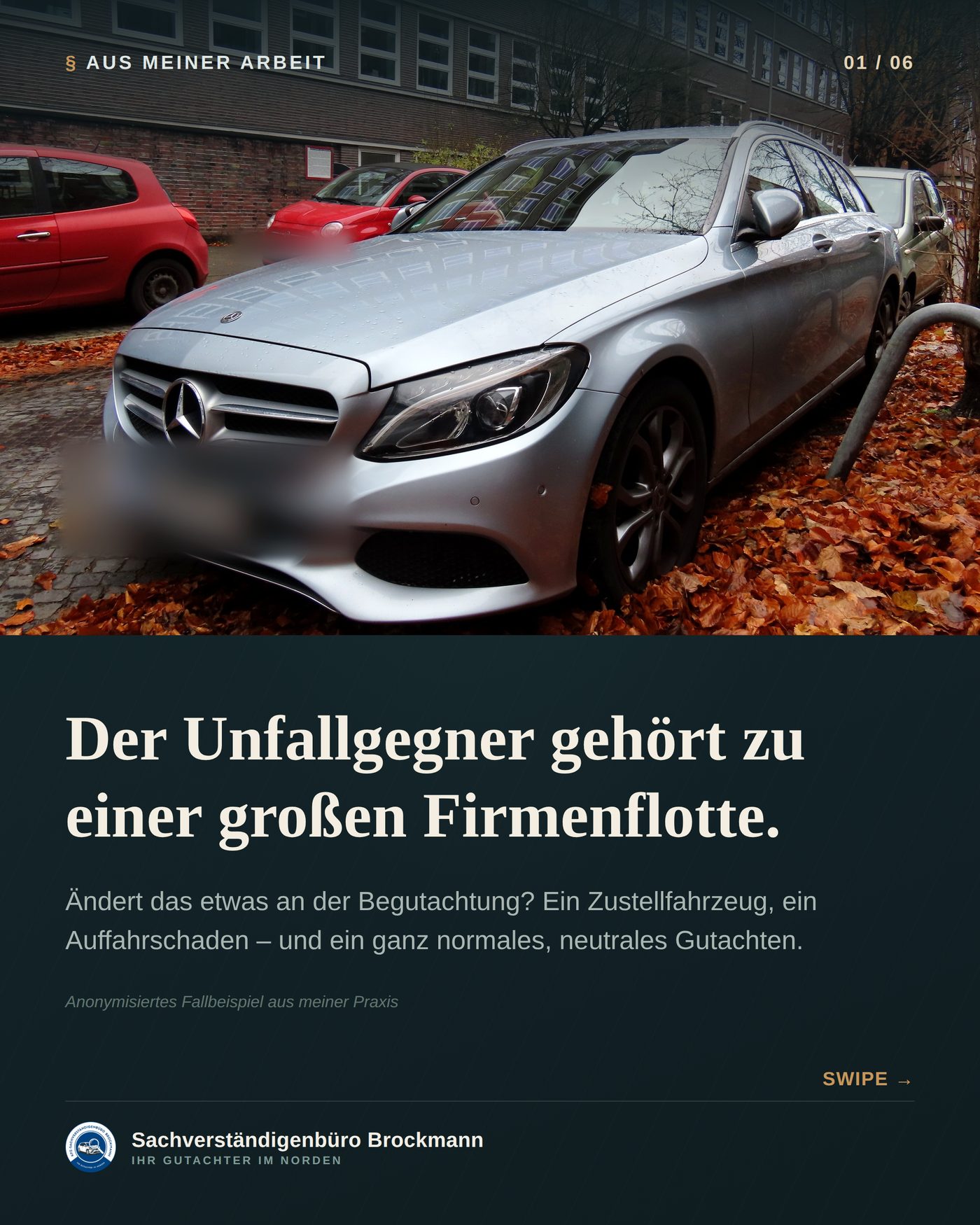 Mercedes C-Klasse T-Modell – Unfallgegner aus einer großen Flotte