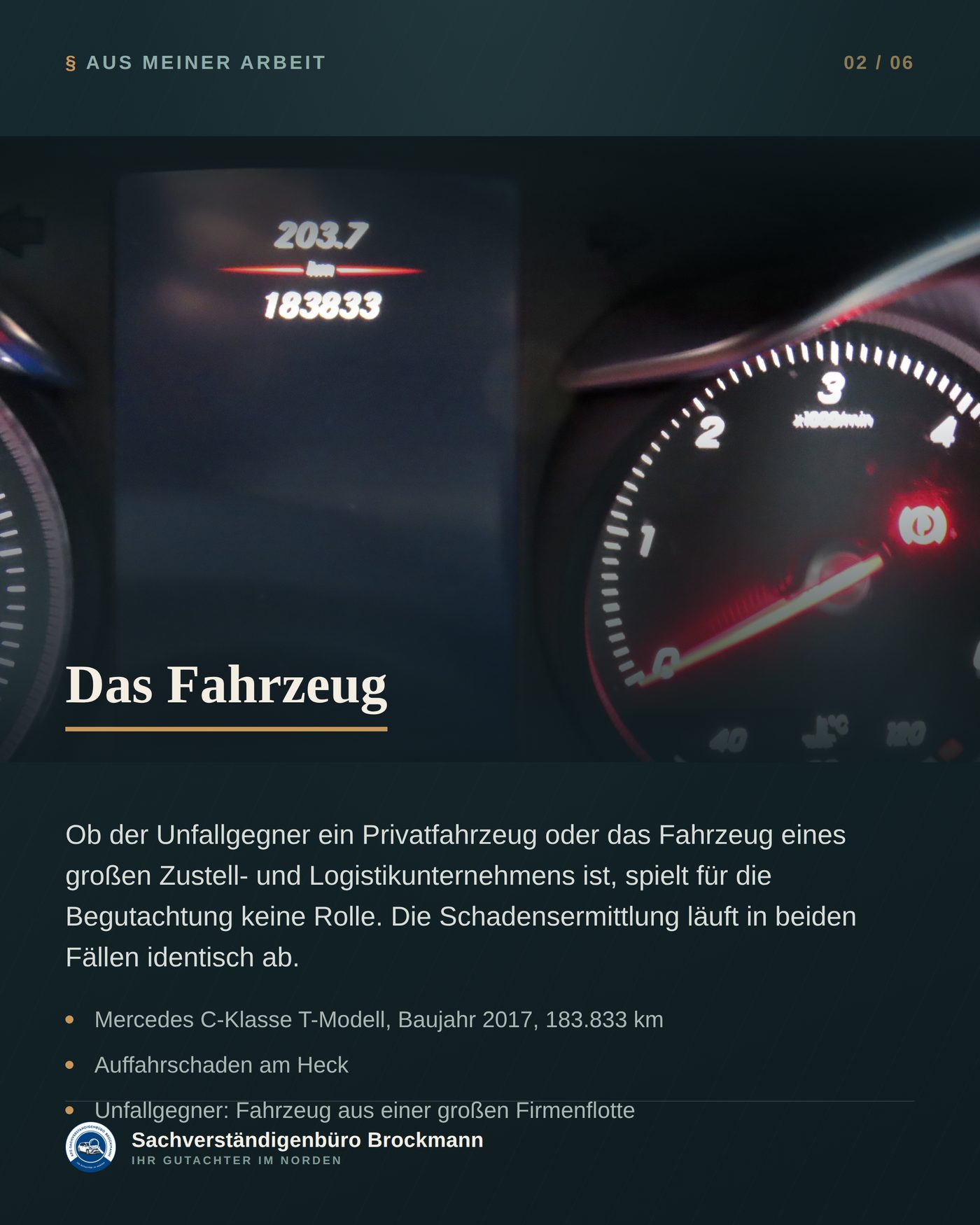 Mercedes C-Klasse T-Modell – Unfallgegner aus einer großen Flotte &ndash; Dokumentation Seite 2 von 6