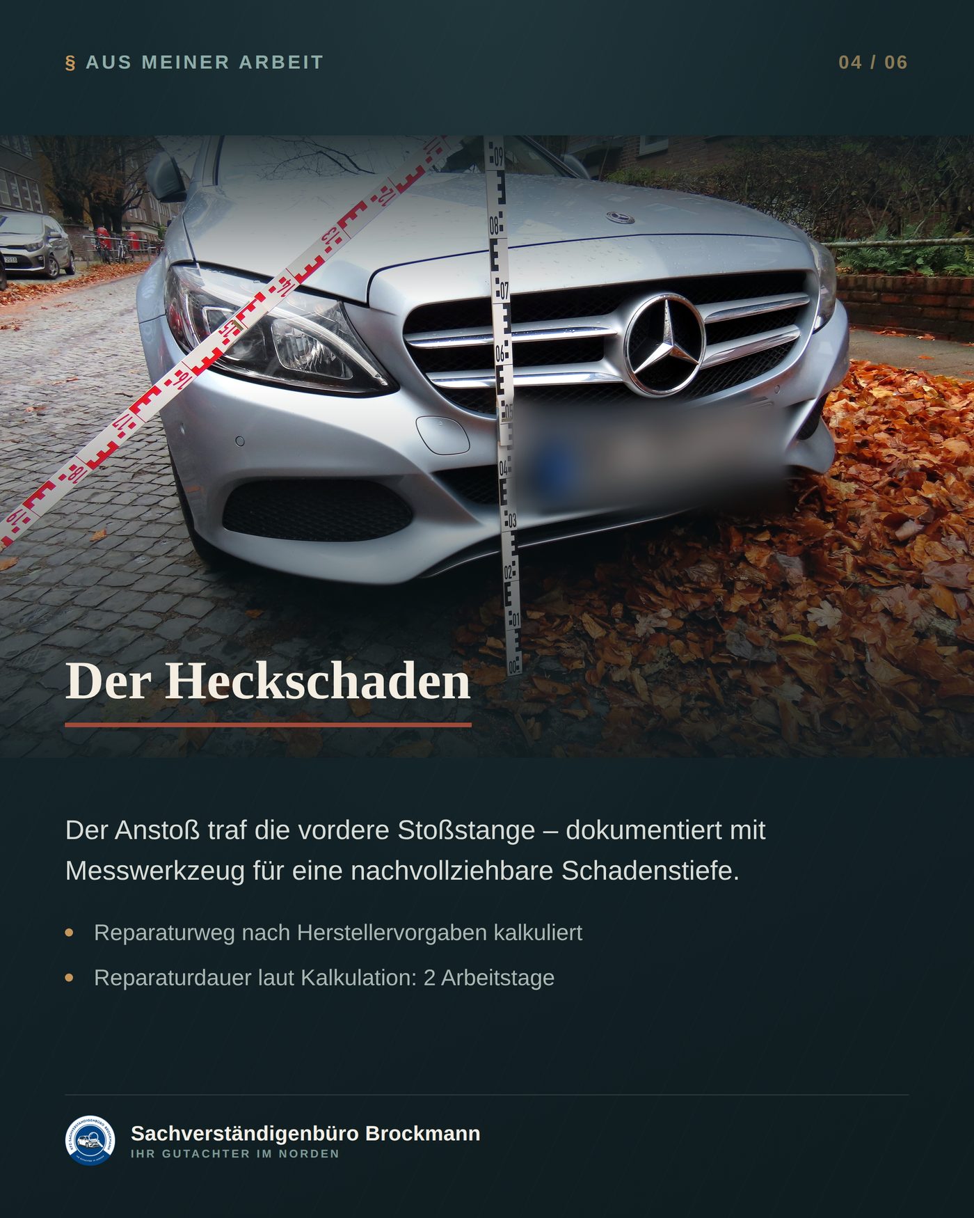 Mercedes C-Klasse T-Modell – Unfallgegner aus einer großen Flotte &ndash; Dokumentation Seite 4 von 6