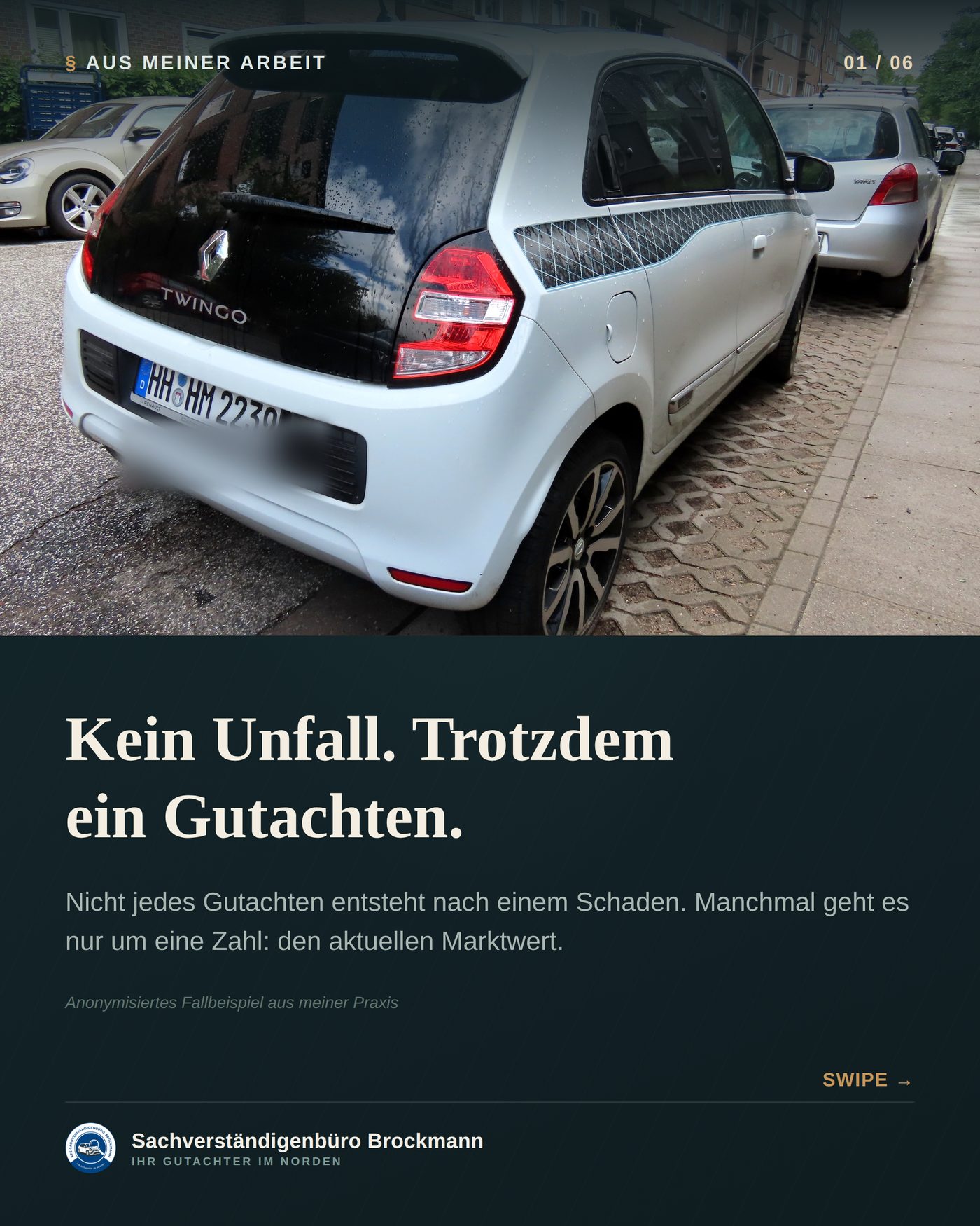 Renault Twingo – reine Wertermittlung ganz ohne Unfall