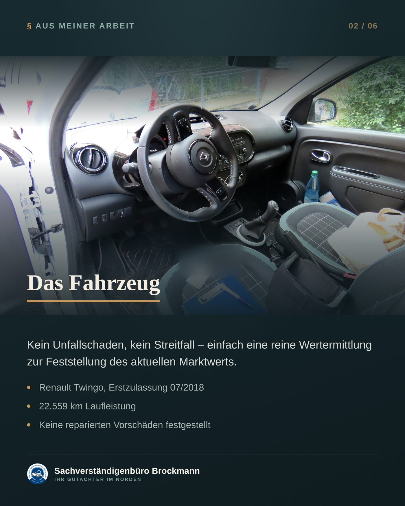 Renault Twingo – reine Wertermittlung ganz ohne Unfall &ndash; Dokumentation Seite 2 von 5
