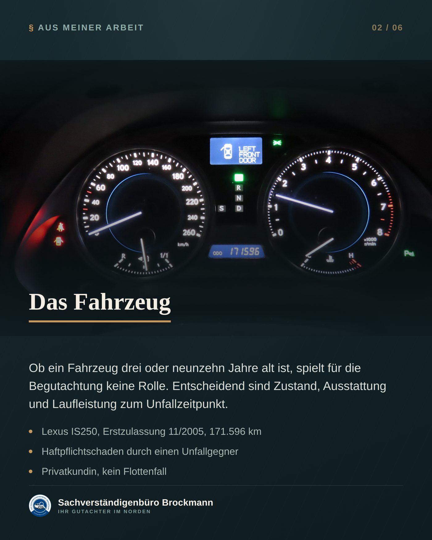 Lexus IS250 – 19 Jahre alt, dieselbe Sorgfalt &ndash; Dokumentation Seite 2 von 5