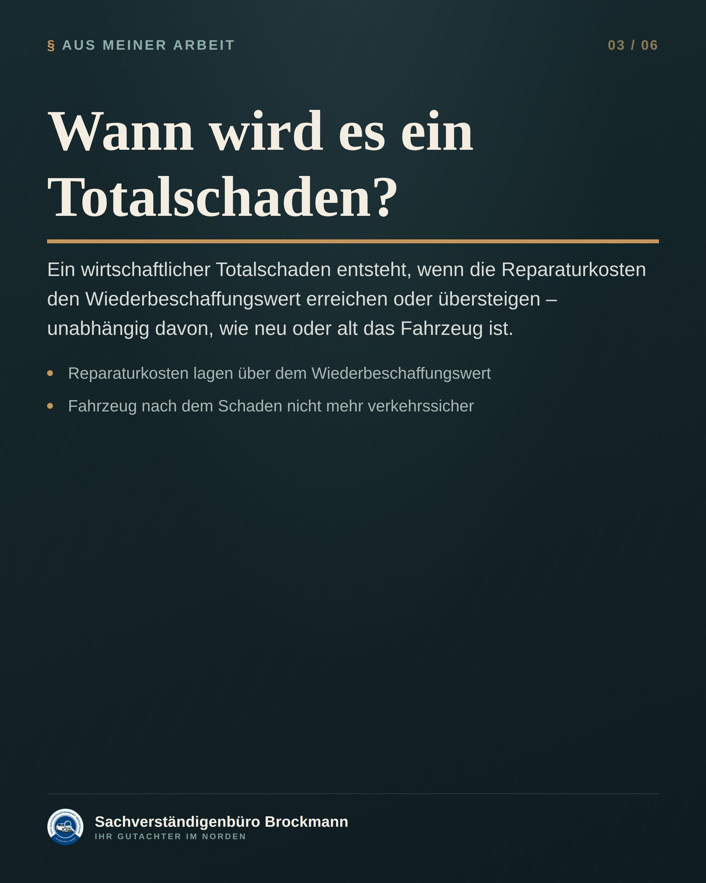 Firmenwagen von 2023 – Totalschaden trotz jungen Alters – Dokumentation Seite 3 von 6
