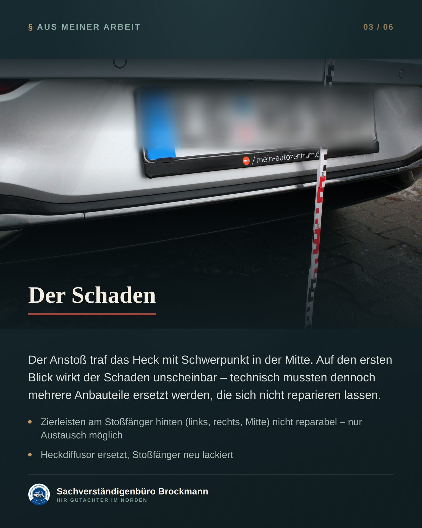 Firmenwagen nach drei Monaten – Wertminderung trotz Reparatur &ndash; Dokumentation Seite 3 von 6