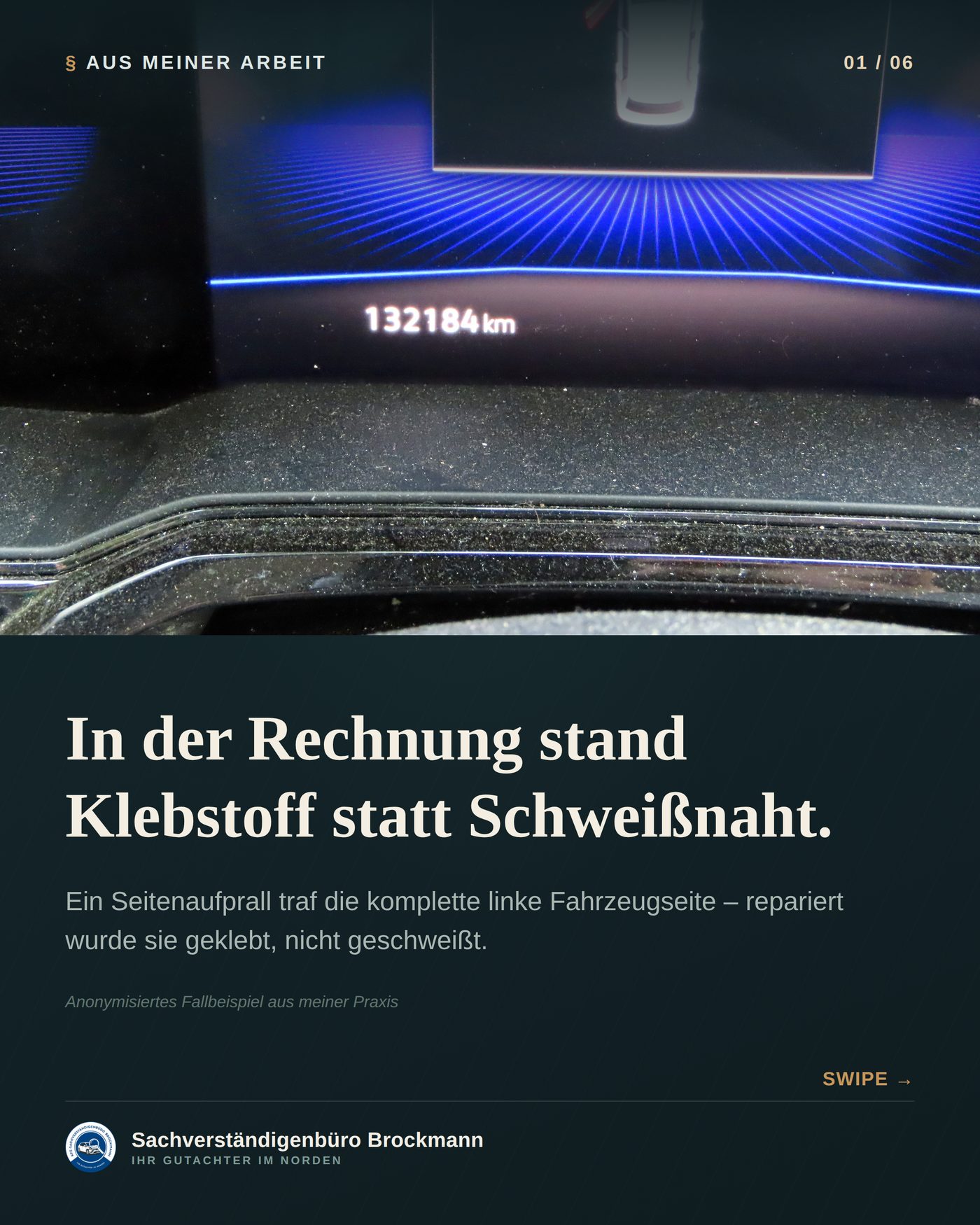 Firmenwagen – wenn der Hersteller Kleben statt Schweißen vorschreibt