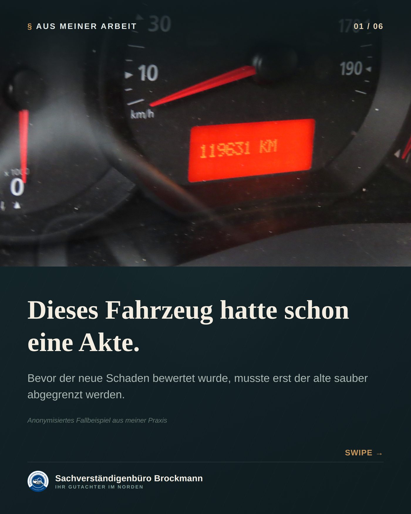 Kastenwagen – wenn das Fahrzeug schon eine Akte hat