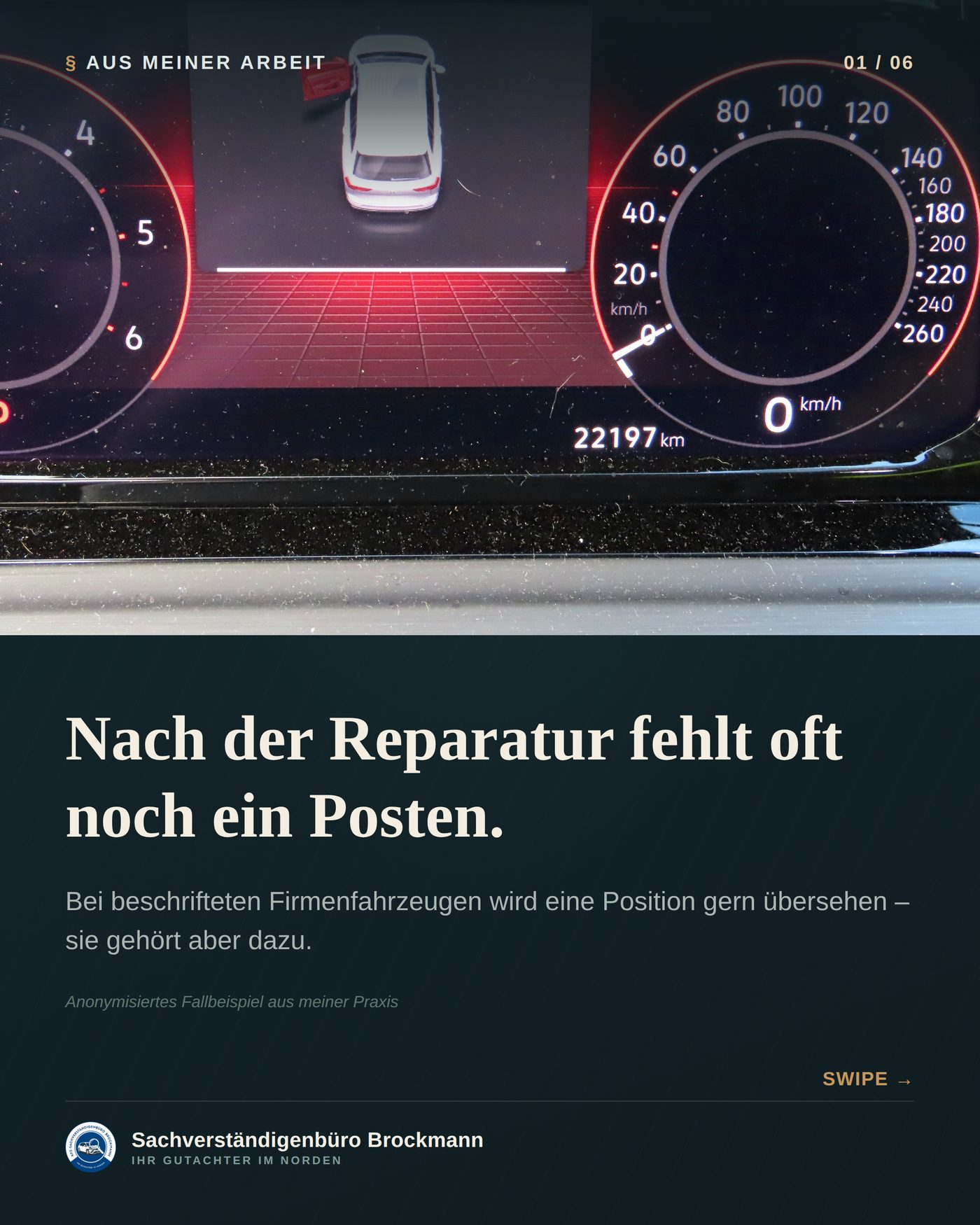 Kombi im Flottendienst – die Werbebeschriftung gehört dazu