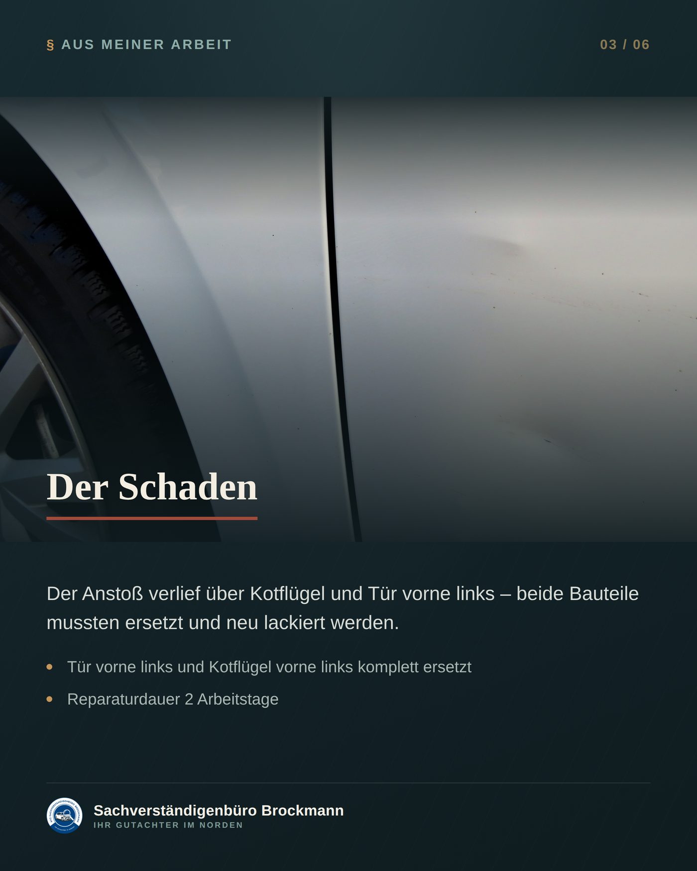 Kombi im Flottendienst – die Werbebeschriftung gehört dazu – Dokumentation Seite 3 von 6