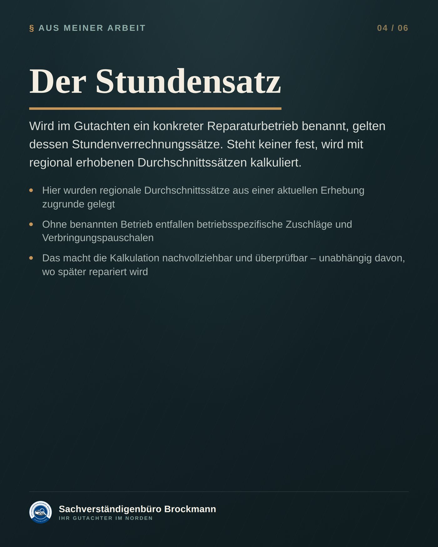 Reisebus – welcher Stundensatz gilt ohne benannte Werkstatt – Dokumentation Seite 4 von 6