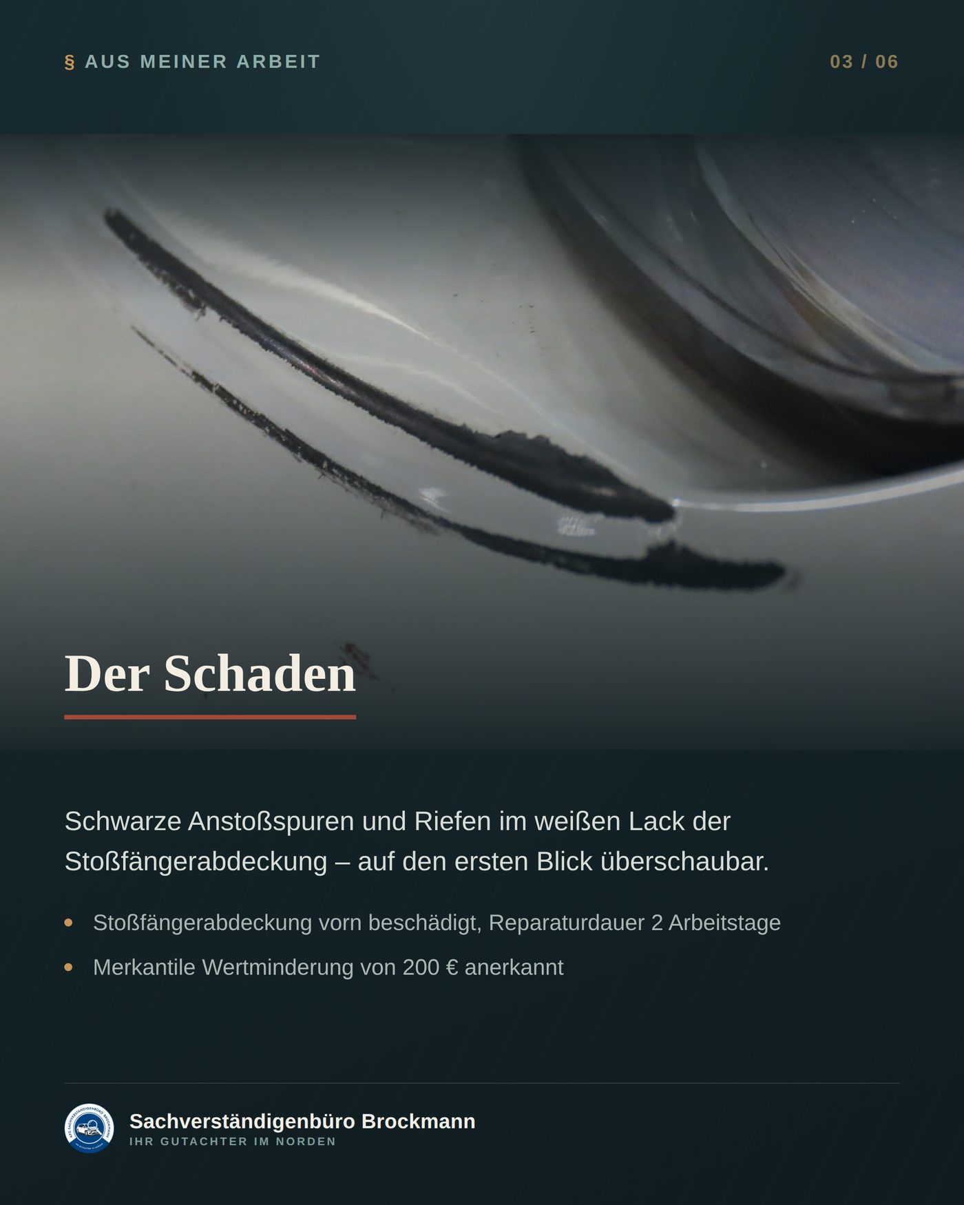 Firmenwagen – sieht aus wie ein Kratzer, kostet 2.724 Euro &ndash; Dokumentation Seite 3 von 6