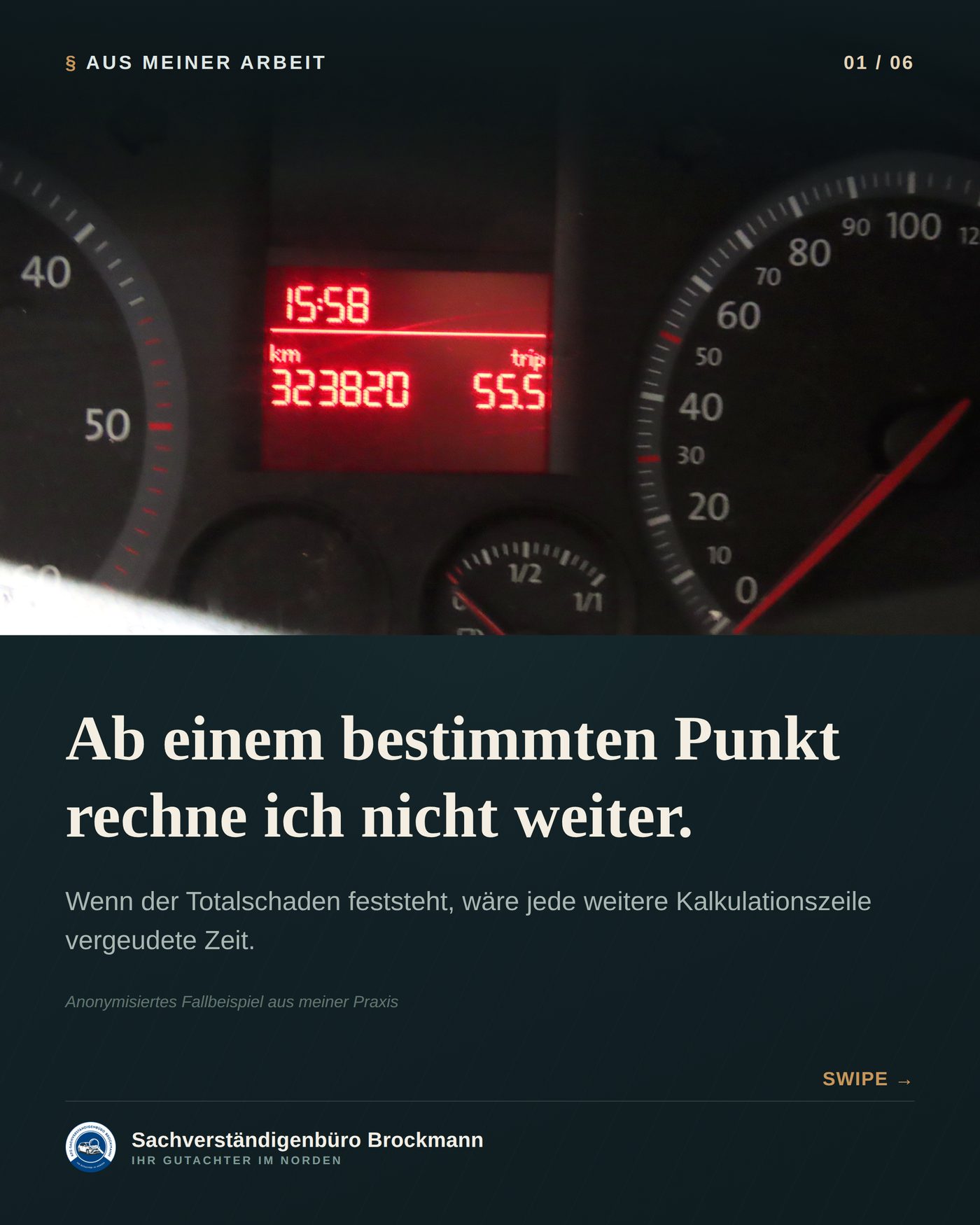 VW Caddy Kasten – wenn die Kalkulation bewusst abbricht
