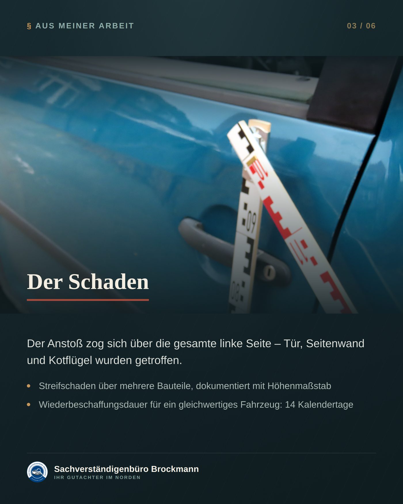 VW Caddy Kasten – wenn die Kalkulation bewusst abbricht – Dokumentation Seite 3 von 6