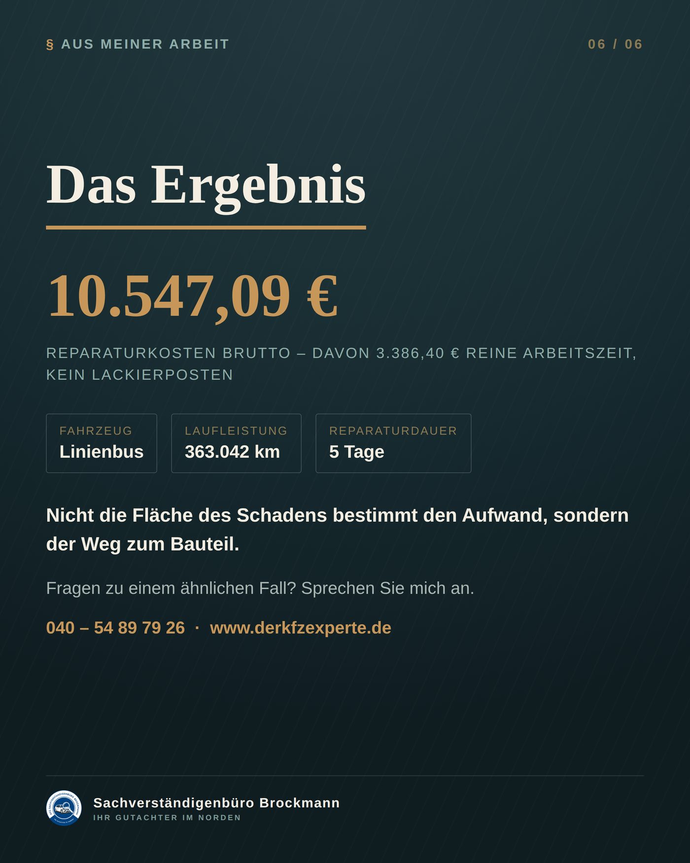 Nahverkehrsbus – 16,6 Stunden Arbeit ohne einen Lackierposten &ndash; Dokumentation Seite 6 von 6