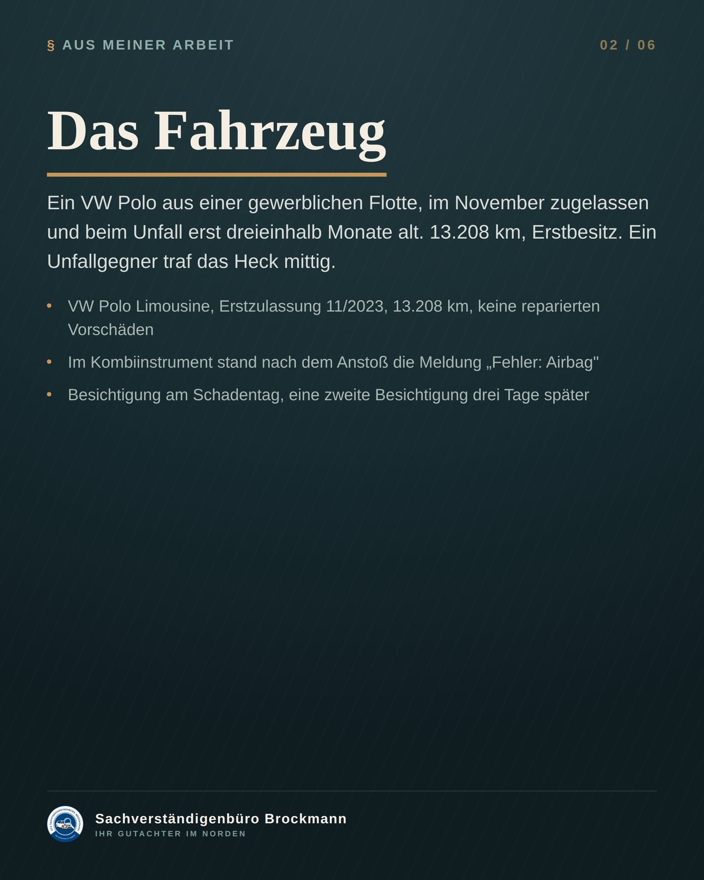 VW Polo, fast neu – Totalschaden trotz günstigerer Reparatur &ndash; Dokumentation Seite 2 von 6