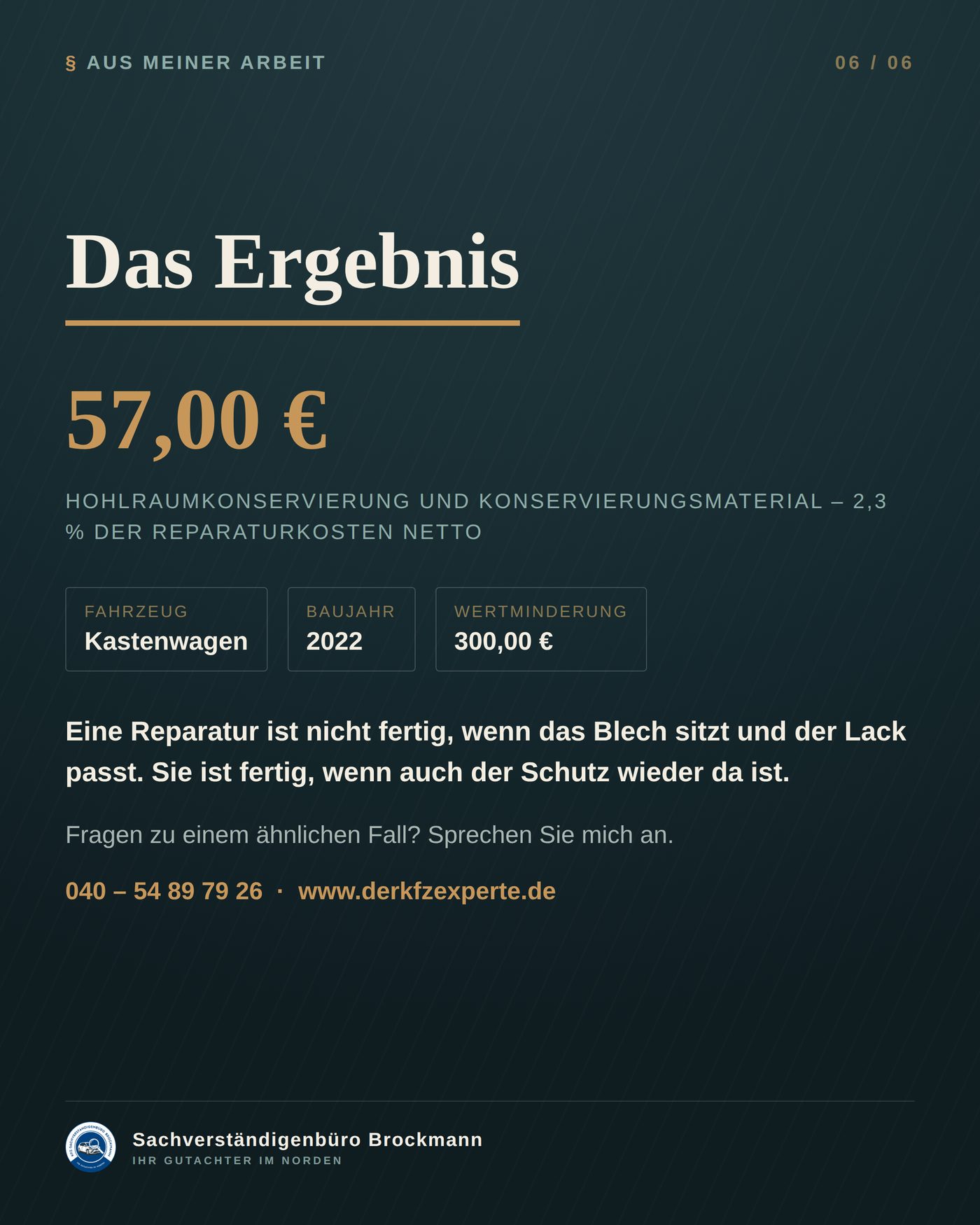 VW Caddy Cargo – 57 € Korrosionsschutz, die niemand sieht &ndash; Dokumentation Seite 6 von 6