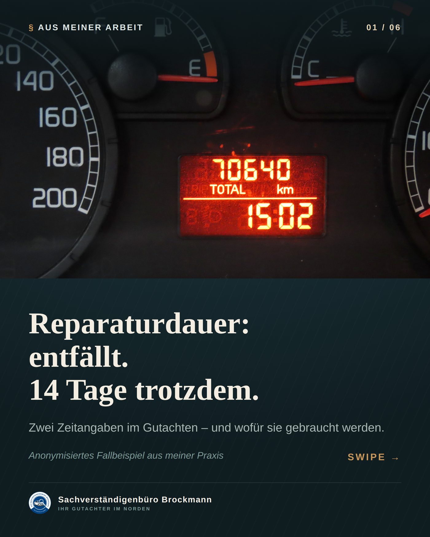 Fiat Doblo – Reparaturdauer entfällt, 14 Tage trotzdem